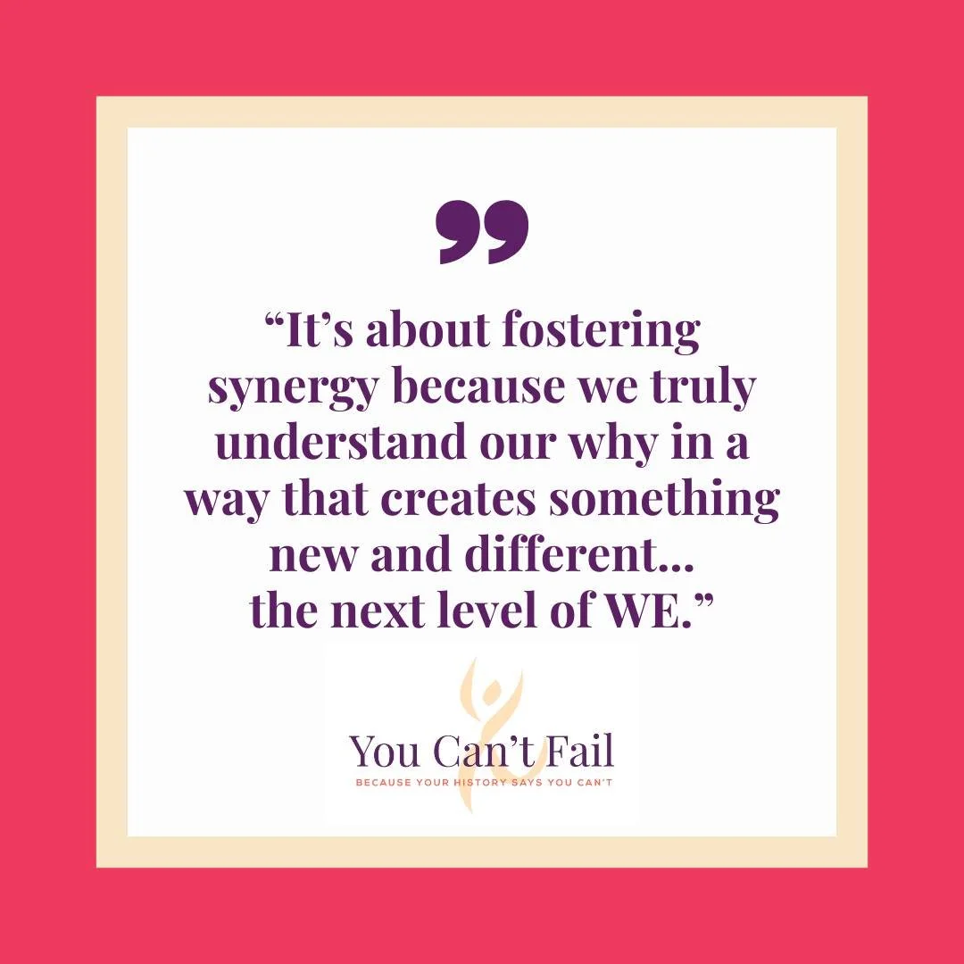 &ldquo;...The next level of WE.&rdquo; 🕊️

There is a specific kind of transformation that happens when leaders come together with a shared understanding of their purpose. It&rsquo;s not just collaboration - it&rsquo;s synergy. It&rsquo;s the birth 