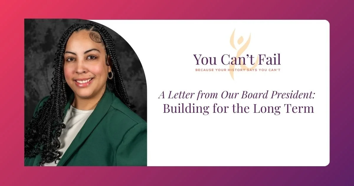 A Letter from Our Board President: Building for the Long Term