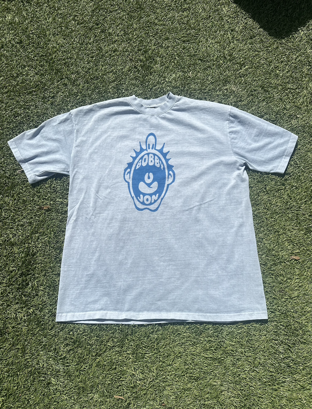 Blue Raver Head Tee (front).png