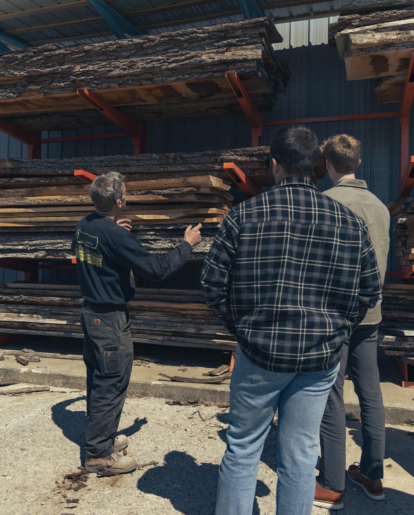 Take advantage of this weather and come explore our lumber yard! 🪵✨

All our wood comes from Kansas City trees, repurposed to reduce waste. Whether you&rsquo;re buying reclaimed lumber or looking for custom woodworking, we do it all right here at ou