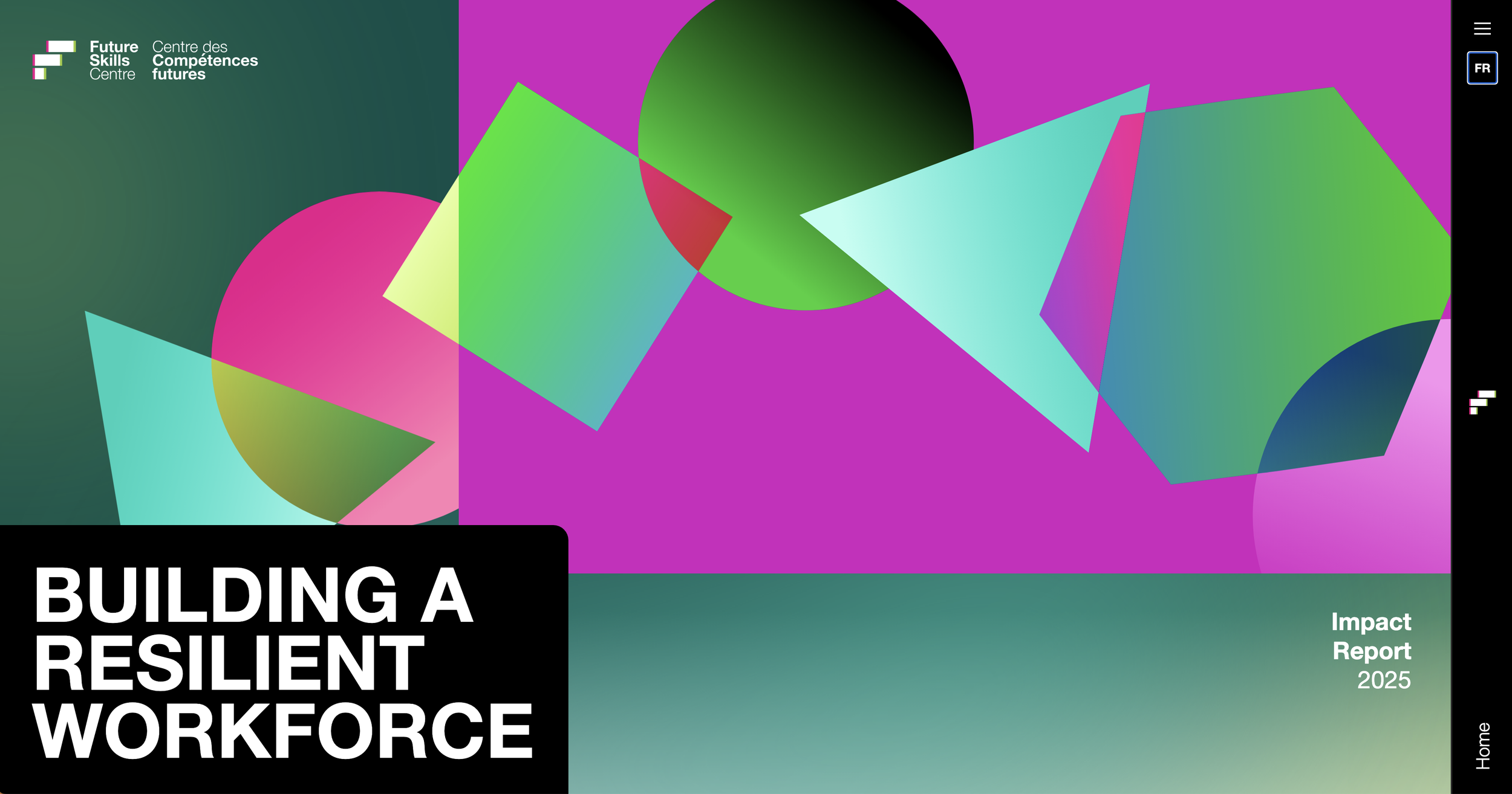 Building a resilient workforce, 2025 impact report home.