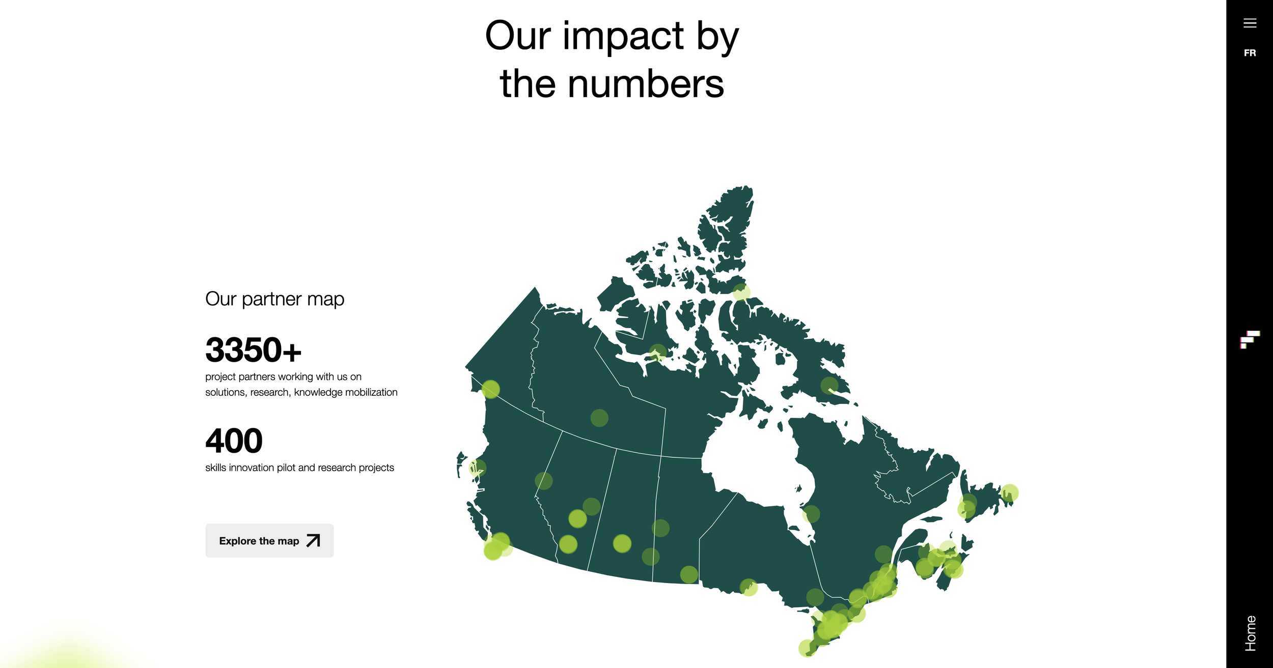 impact by the numbers section