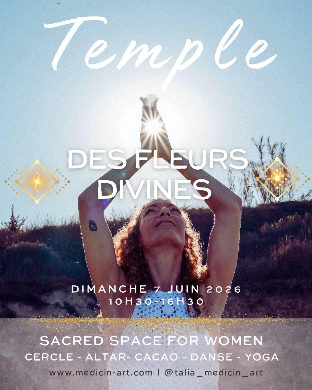 🌹 Temple des Fleurs Divines 