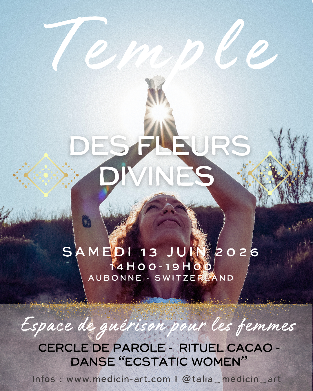 🌹 Temple des Fleurs Divines 