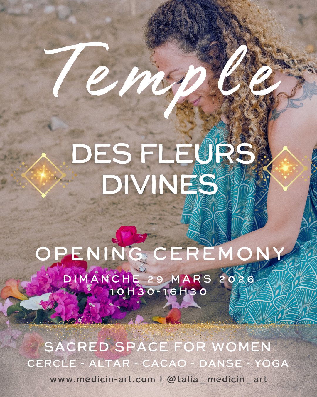 🌹 OPENING CEREMONY Temple des Fleurs Divines
