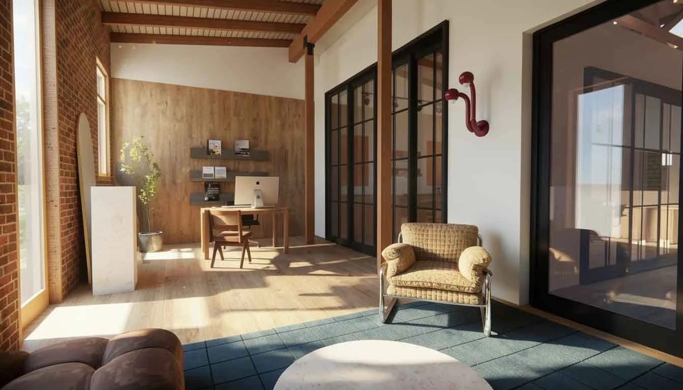 entryway of the Dacotah Studio showroom location in Pasadena