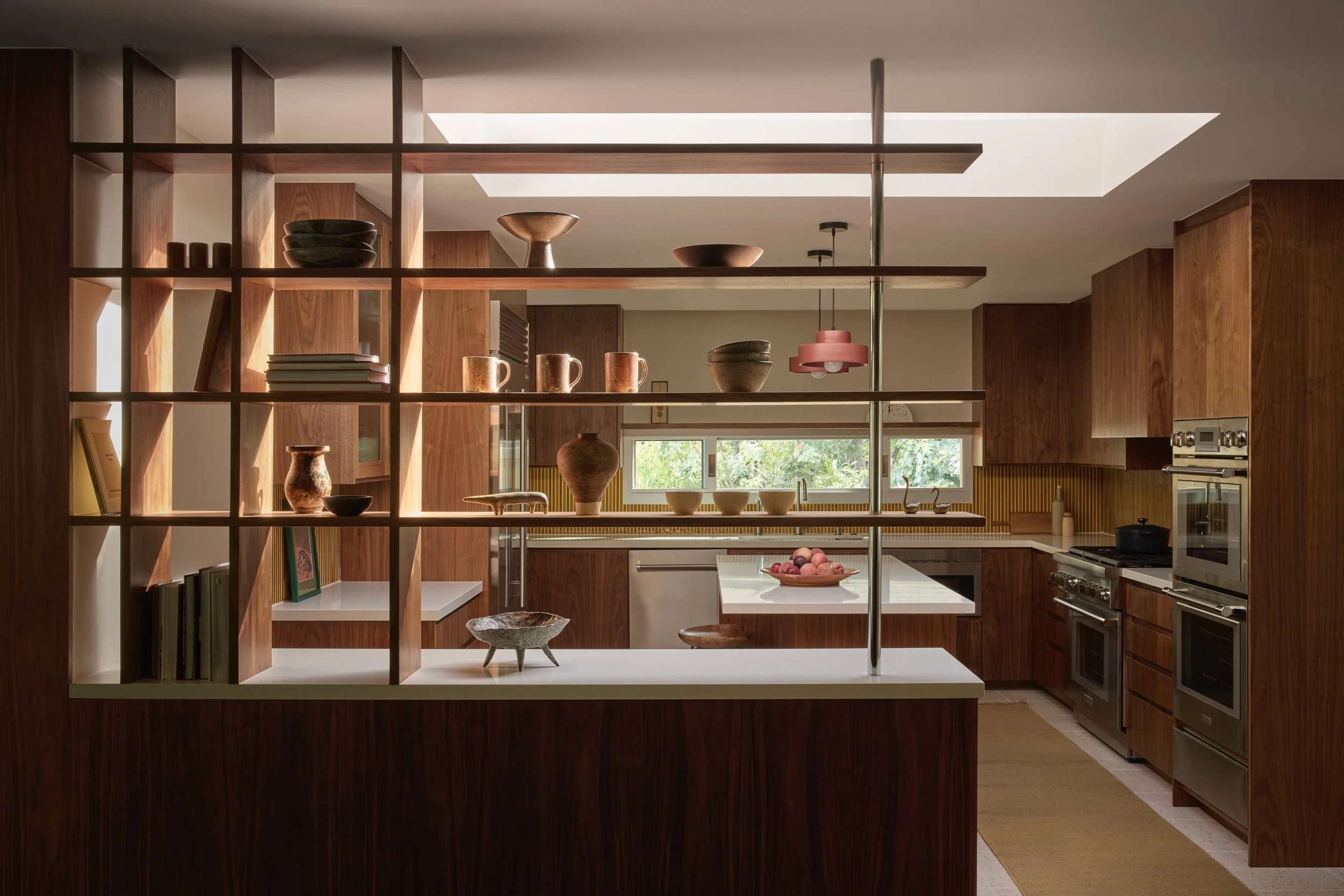 brentwood mid century modern kitchen