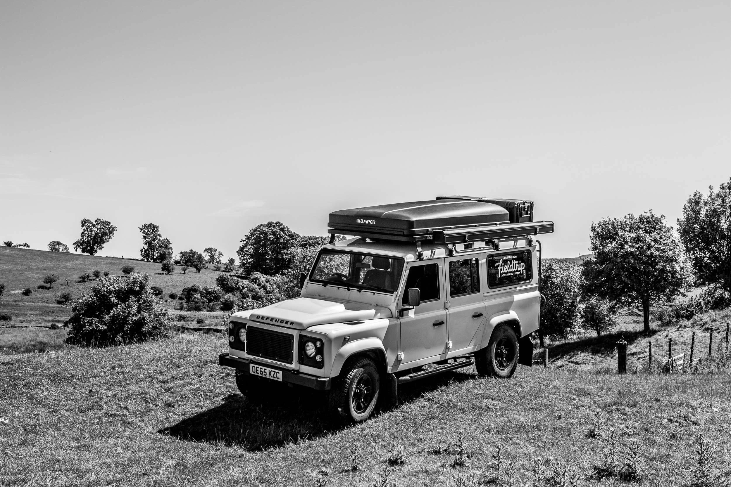 Defender Camper Hire in Northumberland & Lake District — Fieldtrip