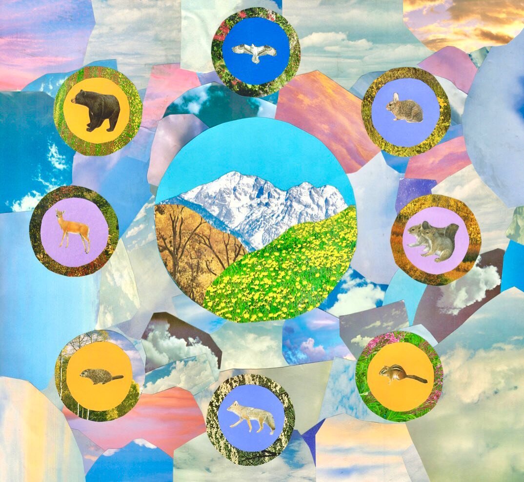 I&rsquo;m very excited that one of my new pieces is featured in the @montaguereporter &lsquo;s Wrapping Paper edition 💜 This special edition features full page spreads from 8 local artists so that each piece can be used as wrapping paper for the hol