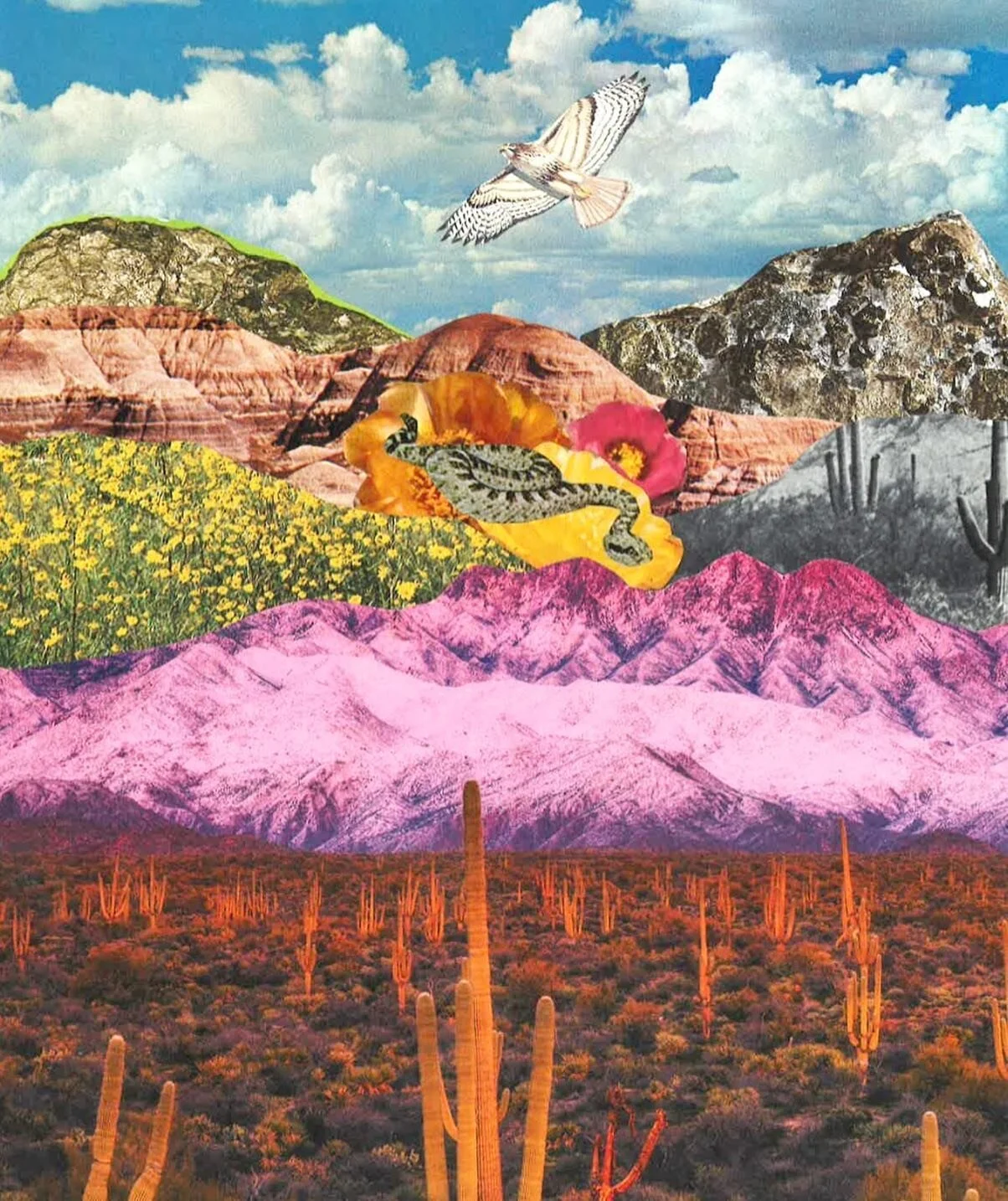 One of my favorite artists, @jessyjodarling, recently unveiled her newest creation&mdash;a handcrafted necklace made of Arizona turquoise with a beautiful dangling pendant filled with Sedona sandstone&mdash;the crisp blue of the turquoise complimenti