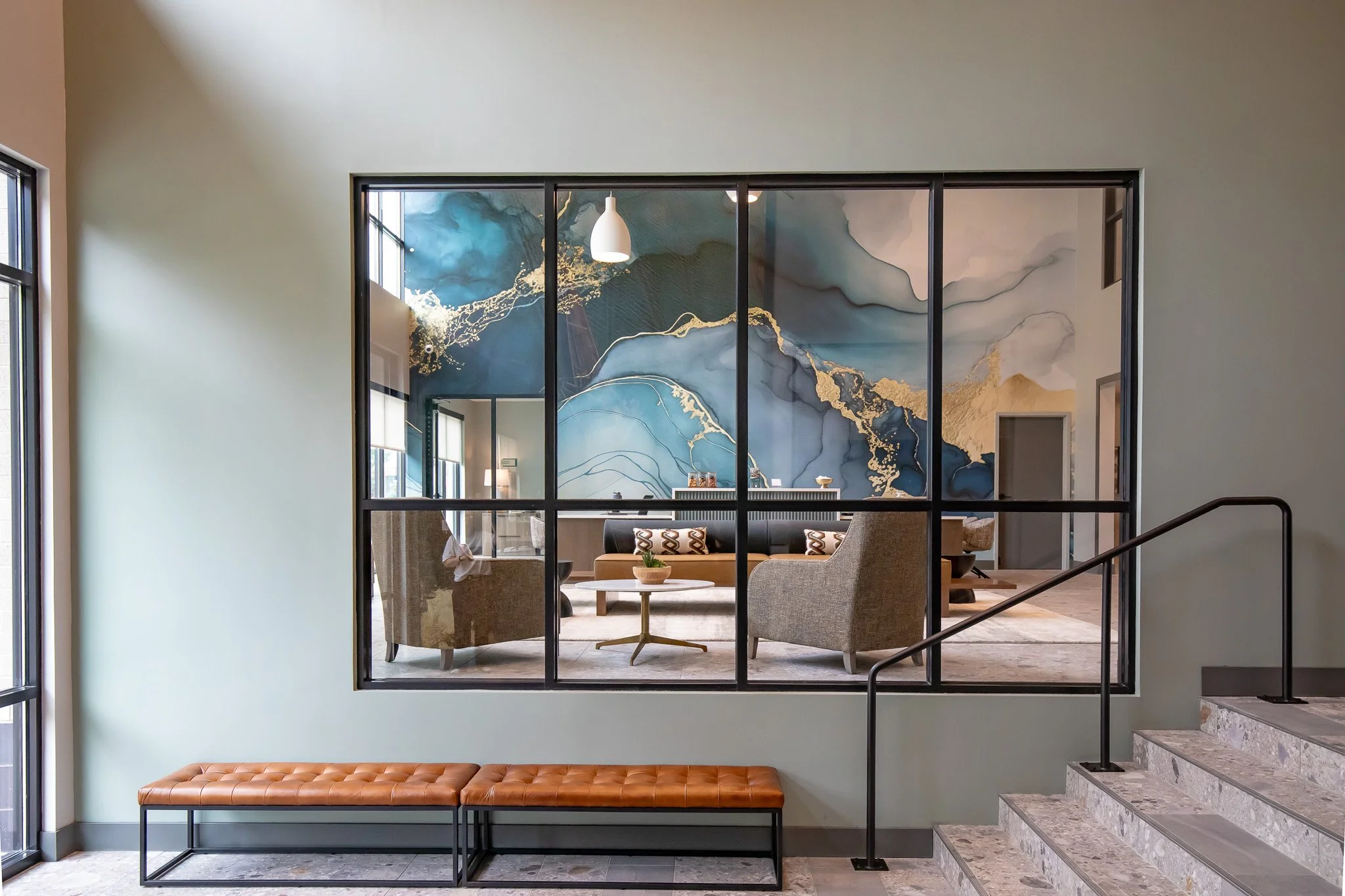Eleni Interiors Apartment Lobby Milwaukee.jpg