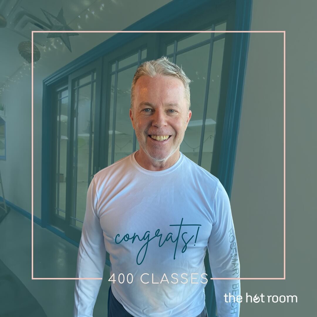 Tom O! You&rsquo;ve reached a fantastic milestone - 400 classes at our studio! 🎉

⭐️What keeps you coming back for more? 
I love the teachers, classes, and cozy atmosphere at the Hot Room. Jessyca and Kyle have created a powerful combination of vigo