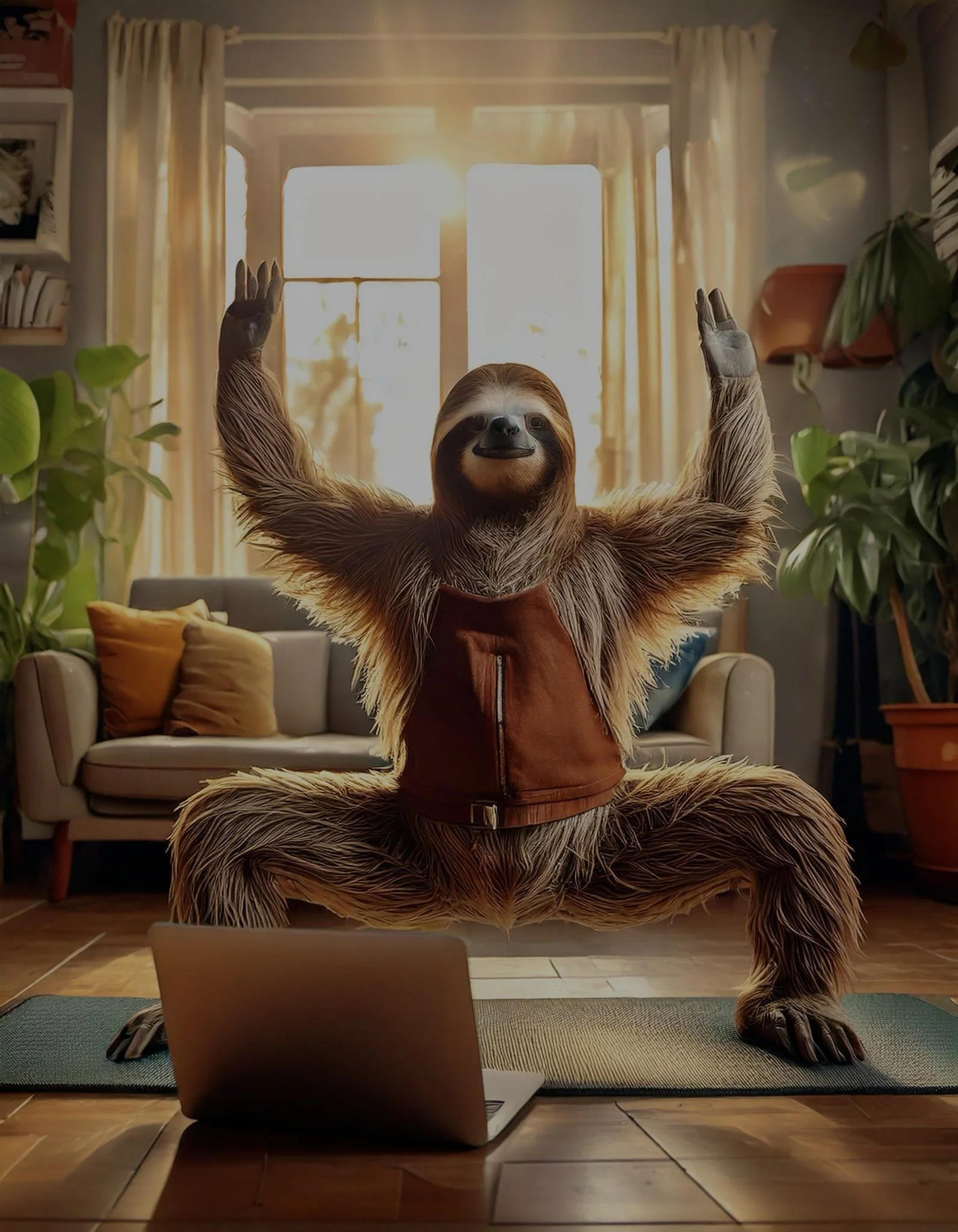 Online yoga class for beginners led from London studio