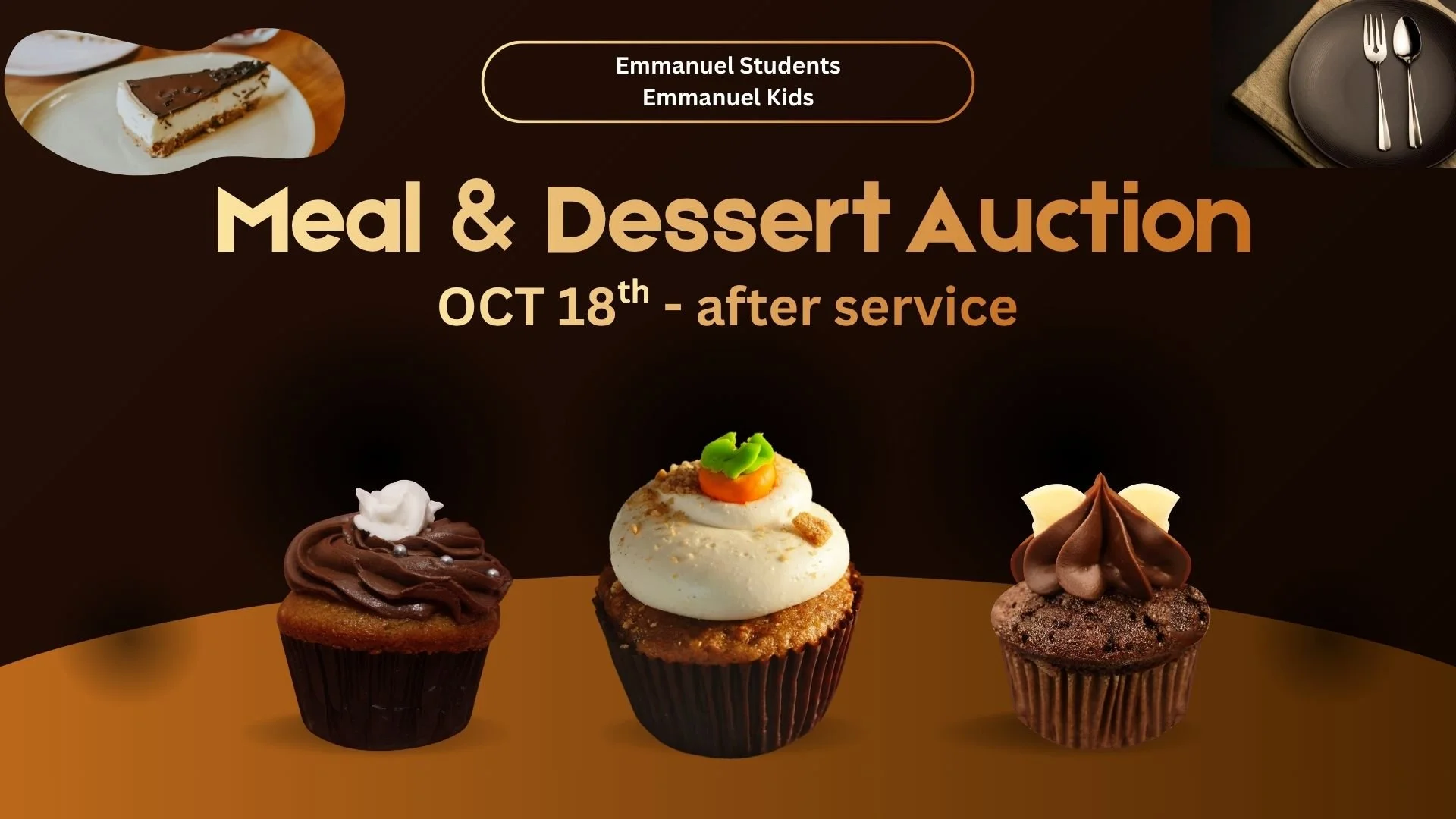 Camp Fundraiser Meal & Dessert Auction