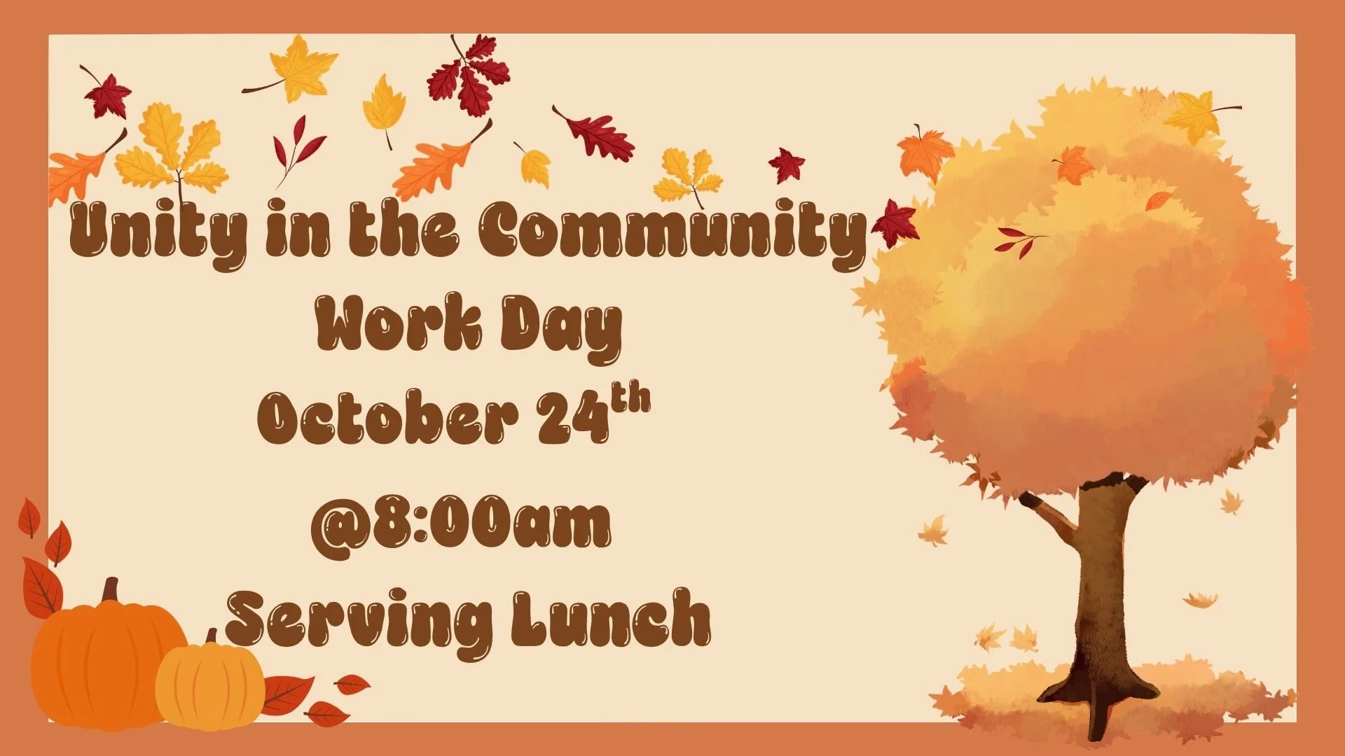 Unity in the Community Work Day