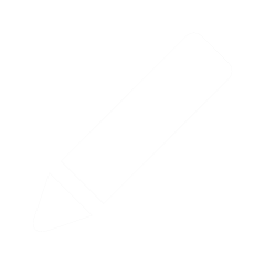 Icon of a pencil on a black background