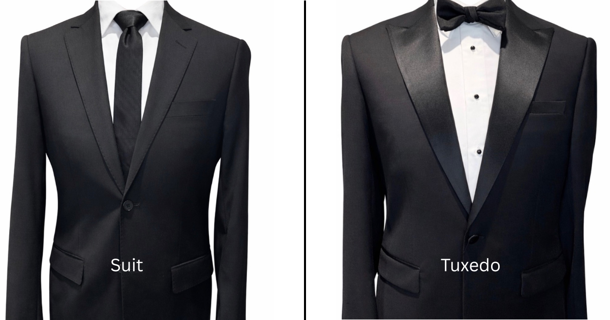 Tuxedo vs suit for a wedding: what’s the difference?