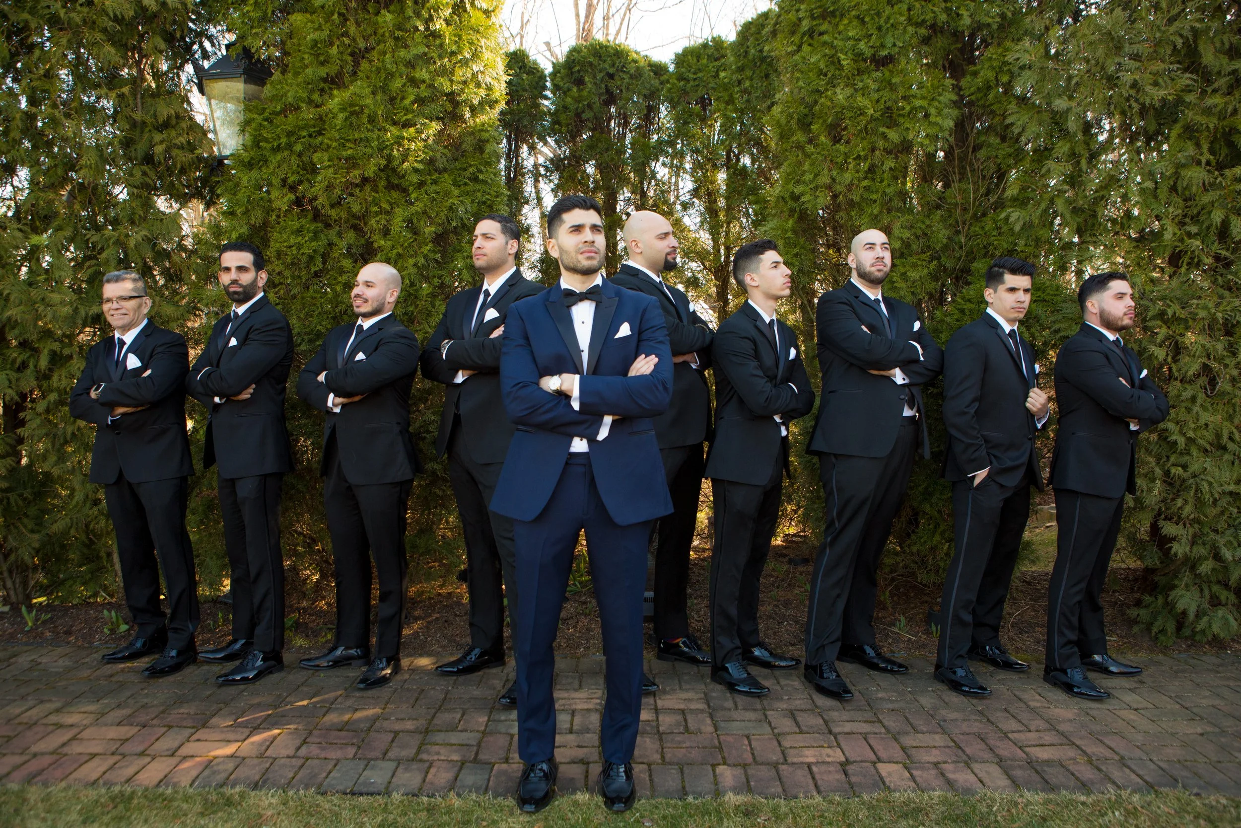 groomsmen fitted tuxedos