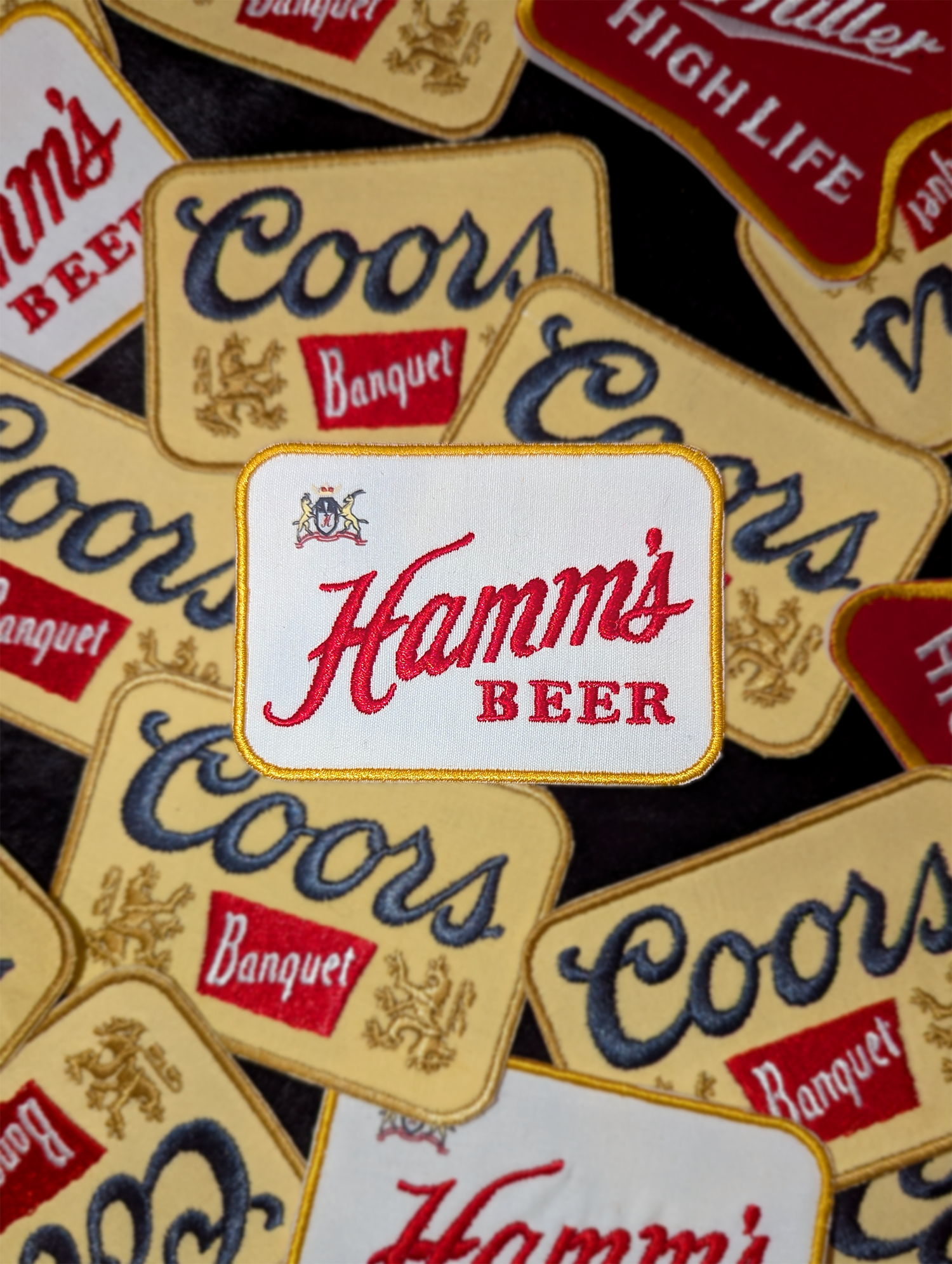 Embroidered Vintage Beer Patch