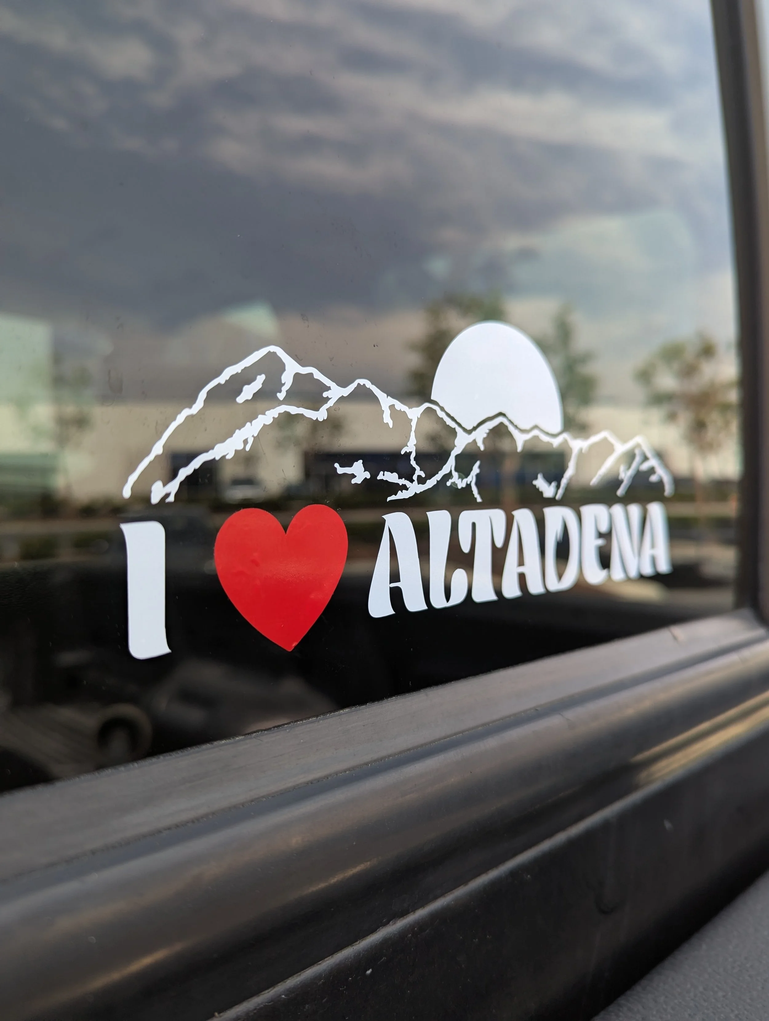 "I Love Altadena"  Vinyl Sticker