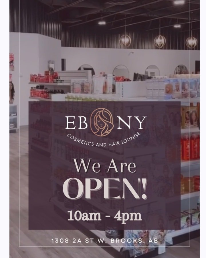 We are ready to service you with all your beauty needs. Come see us at Ebony Cosmetics and Hair Lounge today for all things beauty. Call us at 403 633 2201 #nailsalon #HairSalonExperience #boxbraids #notlessbraids #medicinehatalberta #weaving #fypage