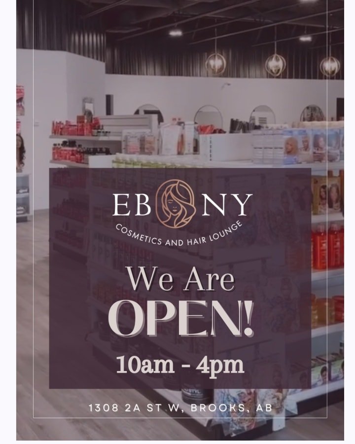 Happy Monday!!! Looking forward to providing you an exceptional customer service here at Ebony Cosmetics and Hair Lounge 
Visit us today at 1308 2A Street West Unit 5-8 Brooks Alberta 
#allthingsbeauty #cosmetics #braids #beautyproducts #hairsalondes