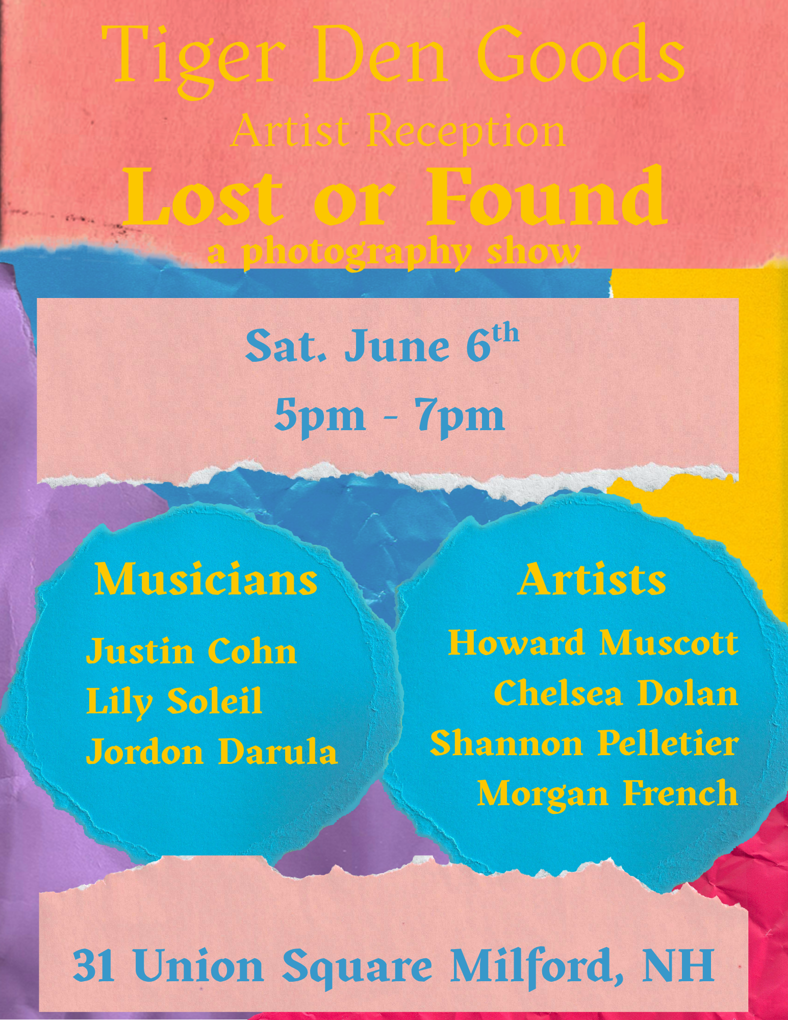 Lost or Found Artist Reception