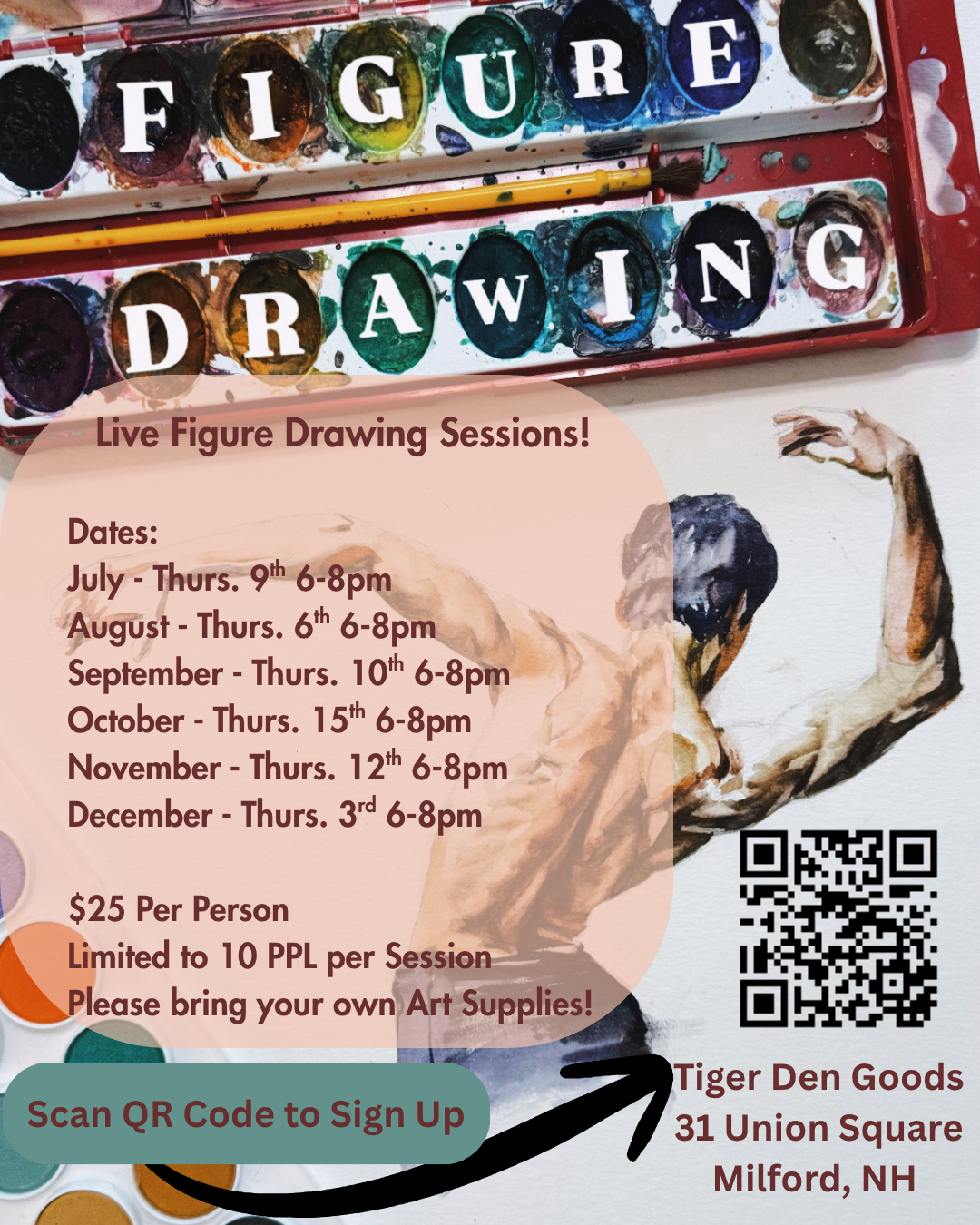 Figure Drawing Sessions 