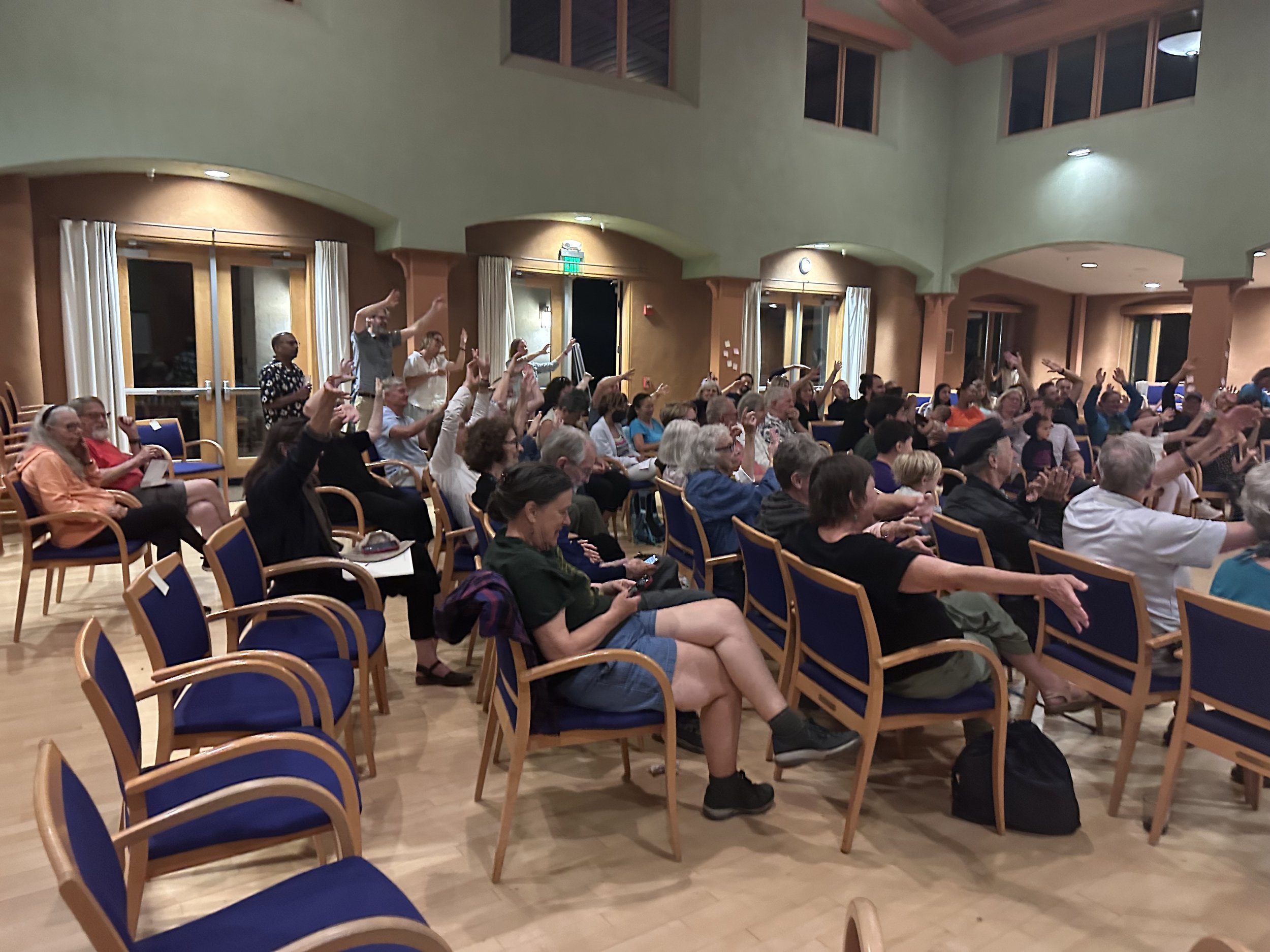 Parish Retreat talent show.jpeg