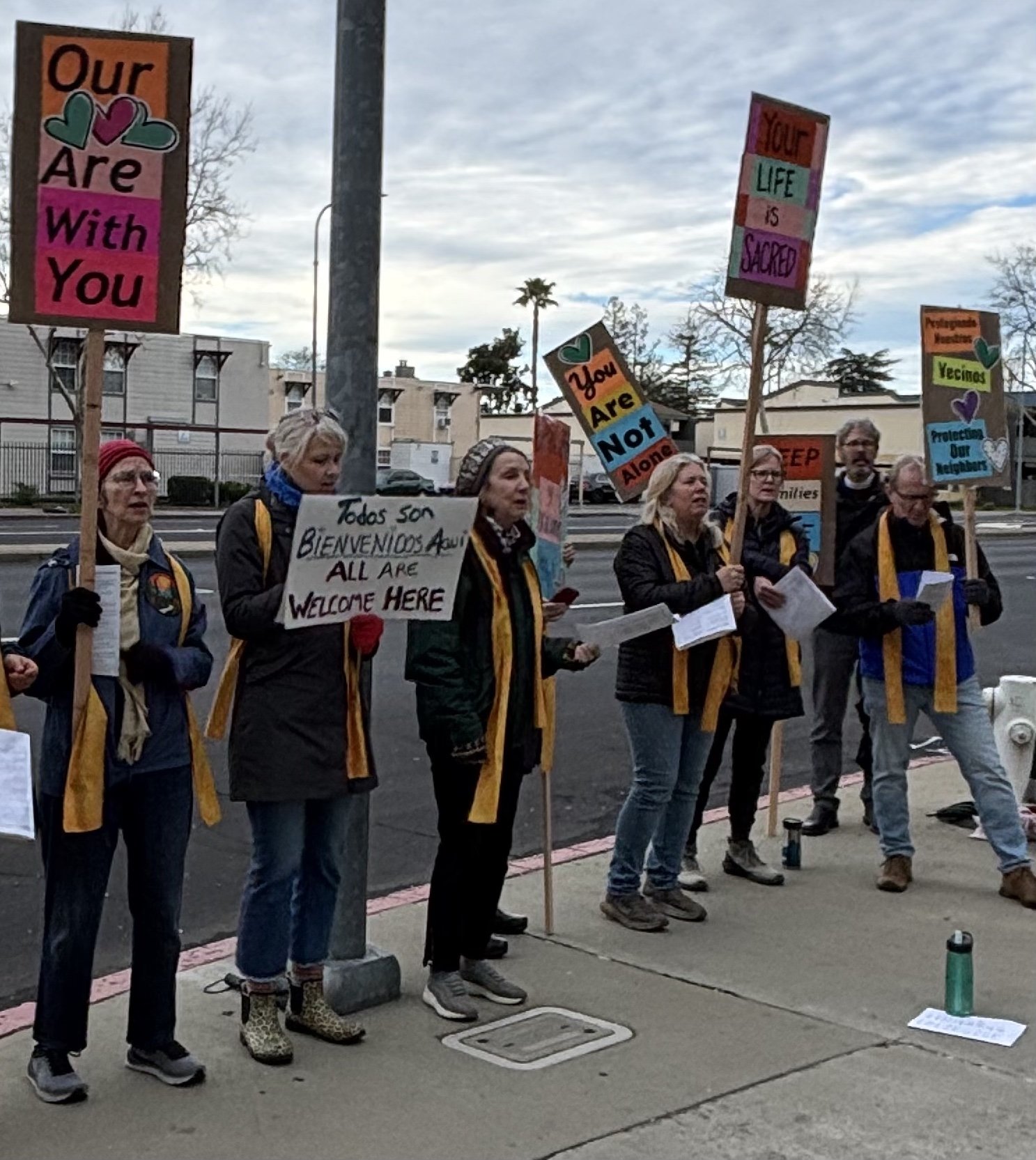 Vigil at Immigration Court