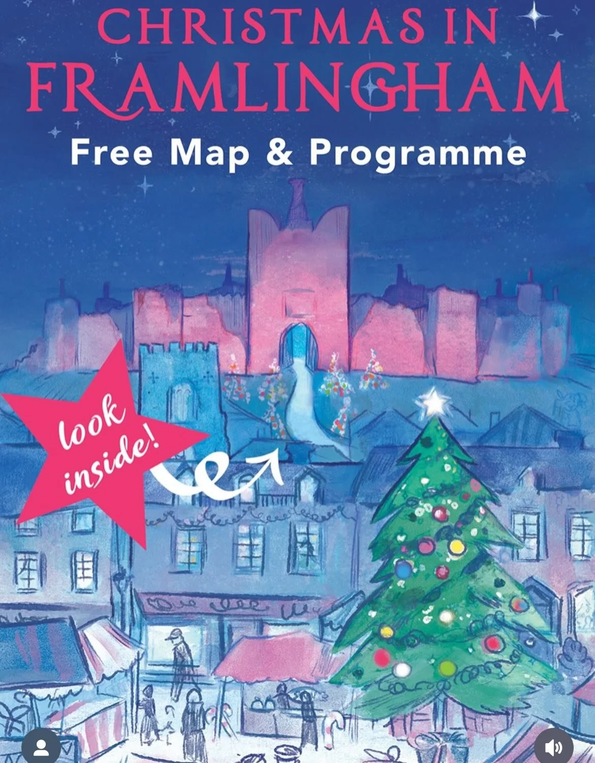 🎄Join @moonbow_faces at @visitframlingham BIG CHRISTMAS WEEKEND!🎄
You can find us at @ottieandthebea this evening from 4pm and at @castle_community_rooms from 10am tomorrow for some festive face painting. 

There&rsquo;s SO much to enjoy this weeke