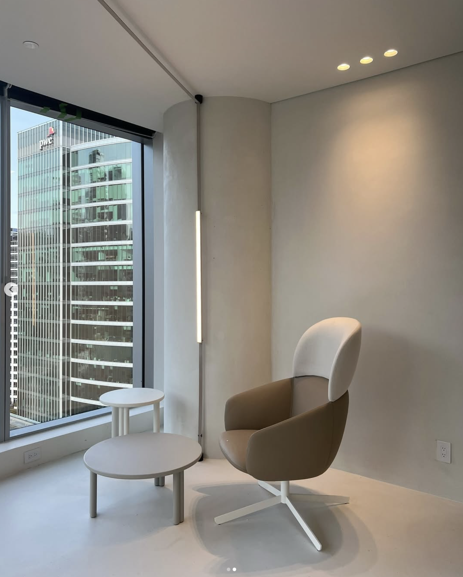 Materiality | Used warm, inviting tones like soft tans and textured upholstery. Incorporate natural materials like wood and leather to maintain a sense of sophistication.