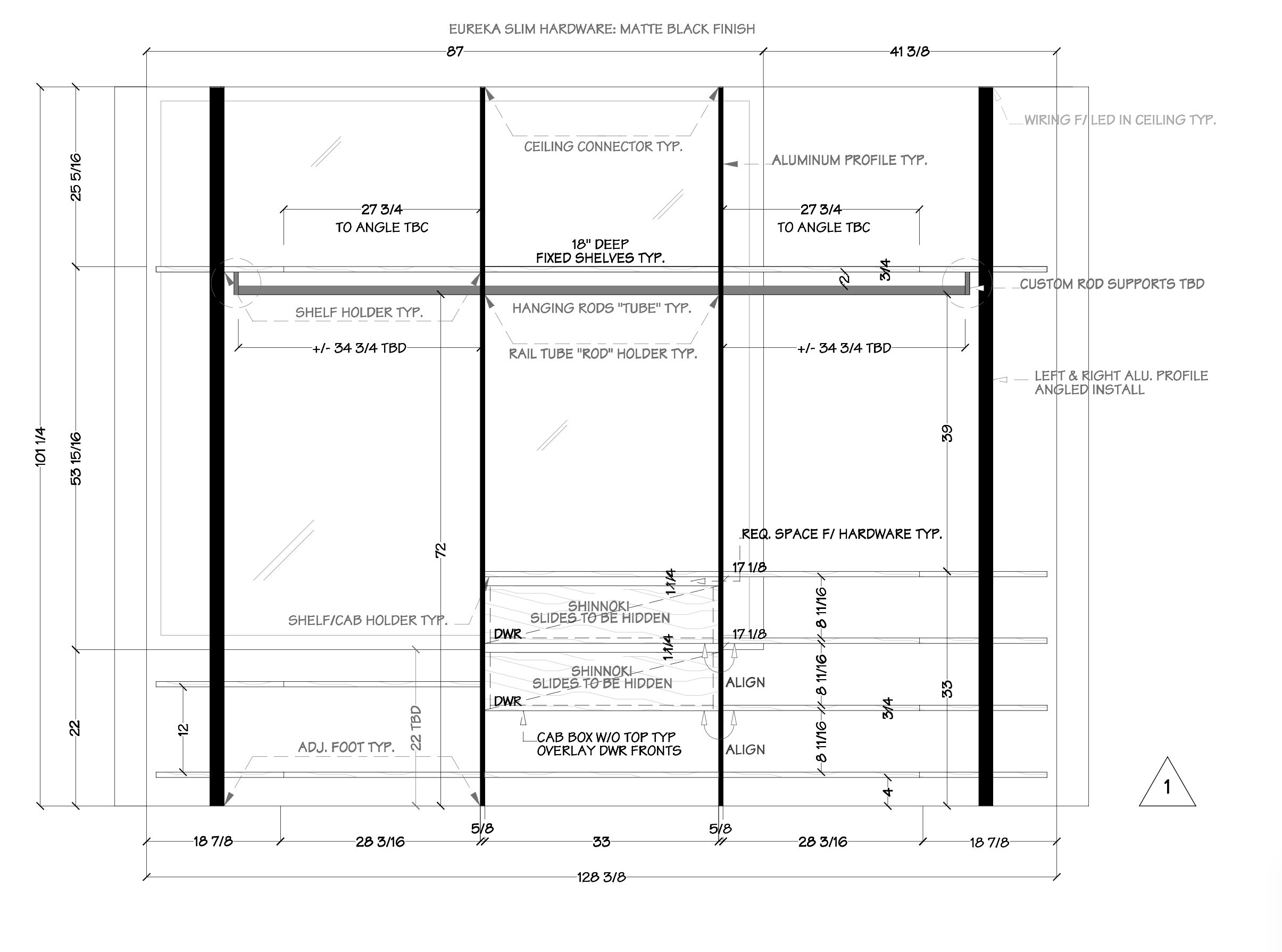 walk-in-closet elevation
