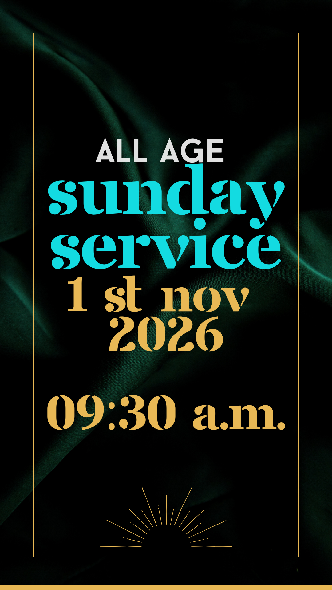 All Age Service- All Saints Sunday