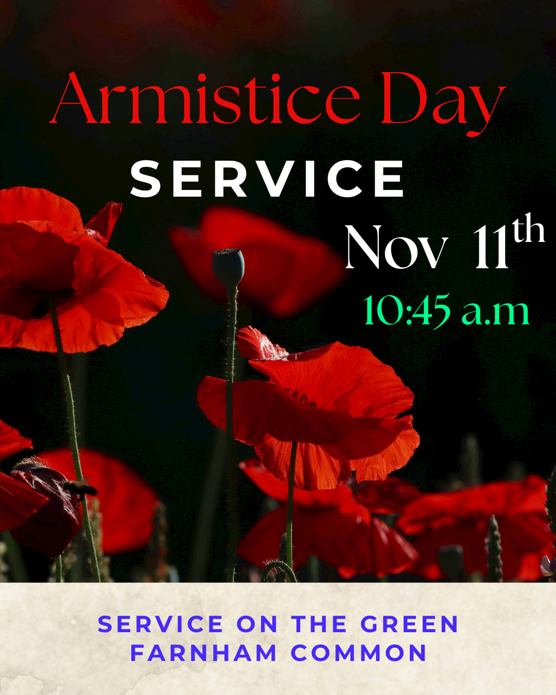 Armistice Day Service
