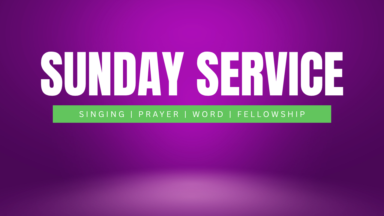 Sunday Service-2ND Sunday before Advent