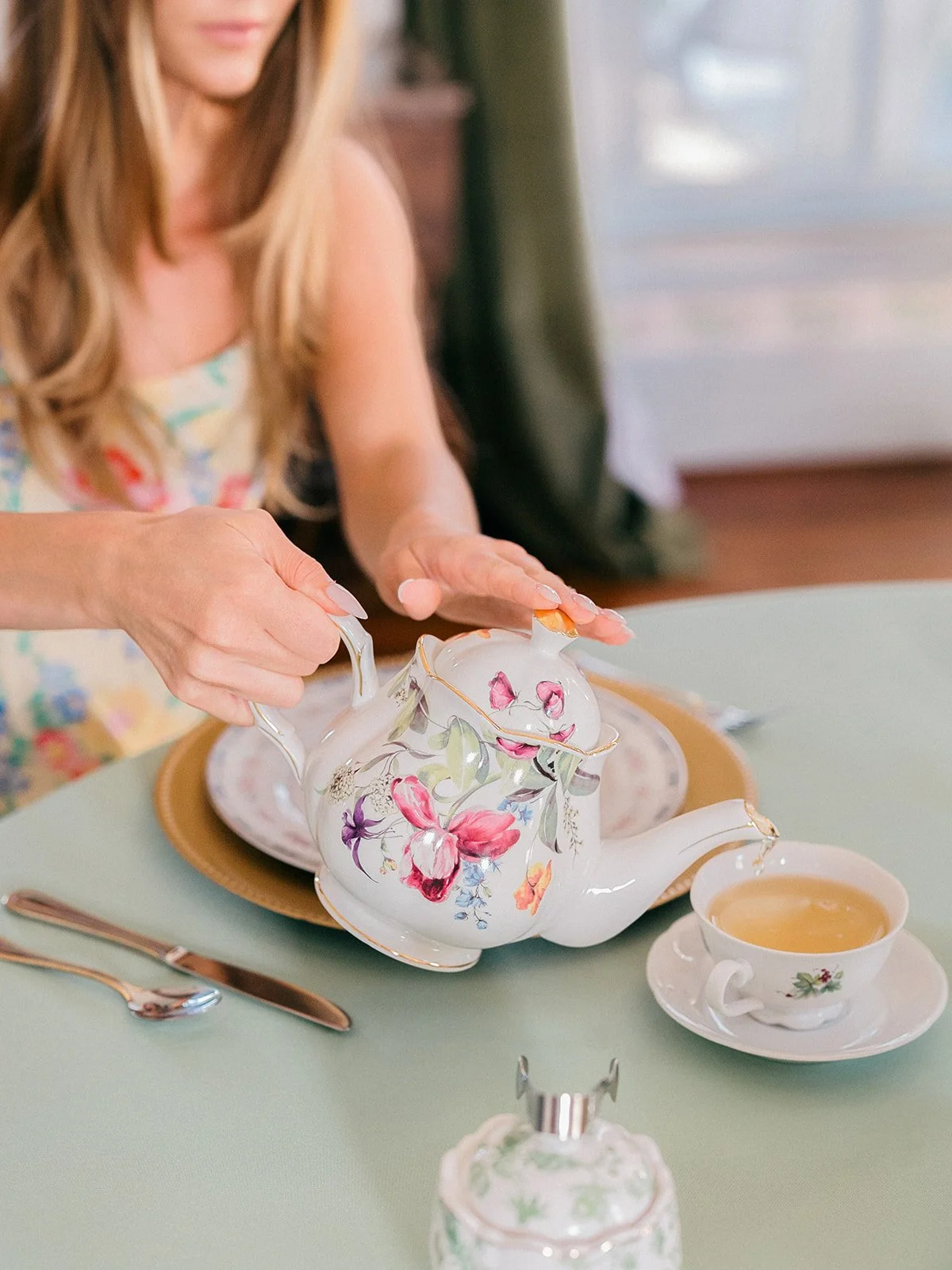 relaxing girls weekend stay in mckinney texas. tea party in north texas