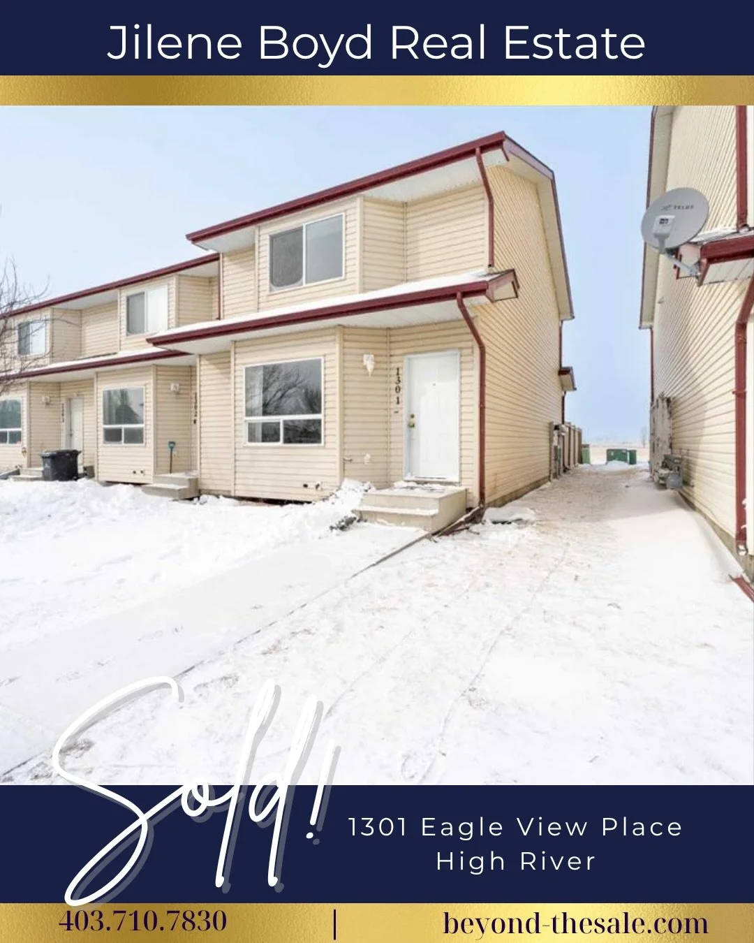 SOLD! - in High River

Another smart move for these clients as they continue to build their real estate portfolio.

We snagged this unit in competing offers day two on market- they worked their butts off and we got it across the finish line. 

Congra