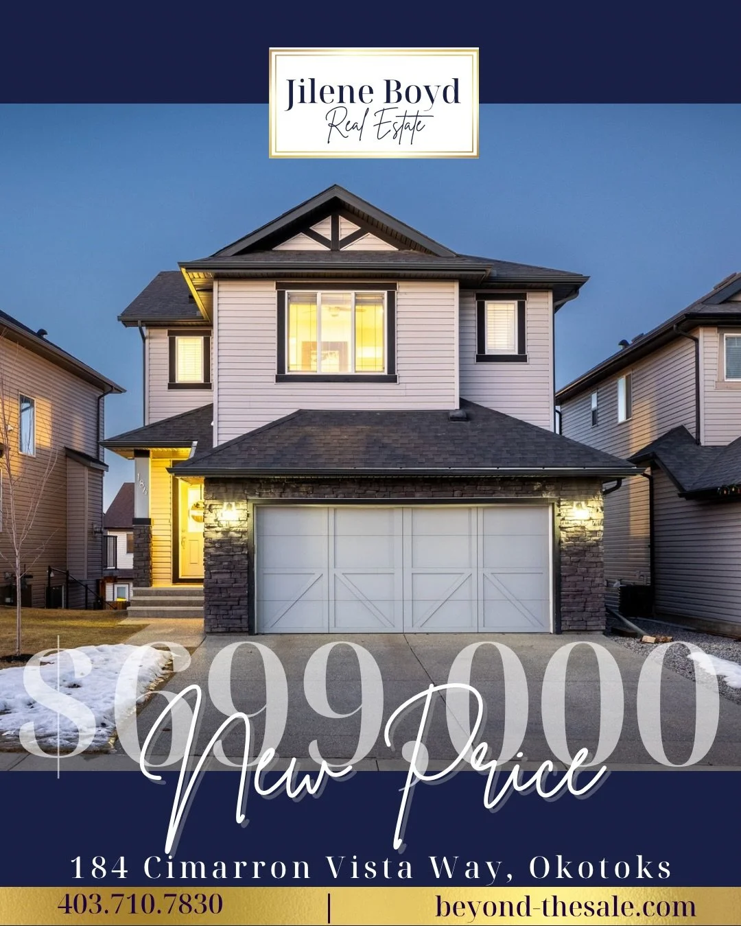 VALUE VALUE VALUE 🚨 
184 Cimarron Vista Way $699,000

This is not your average property:
3 beds
Double attached garage
Oversize single detached garage
Bonus room
AC
Fully finished walk out basement
Across the street from parks and pathways
Minutes t