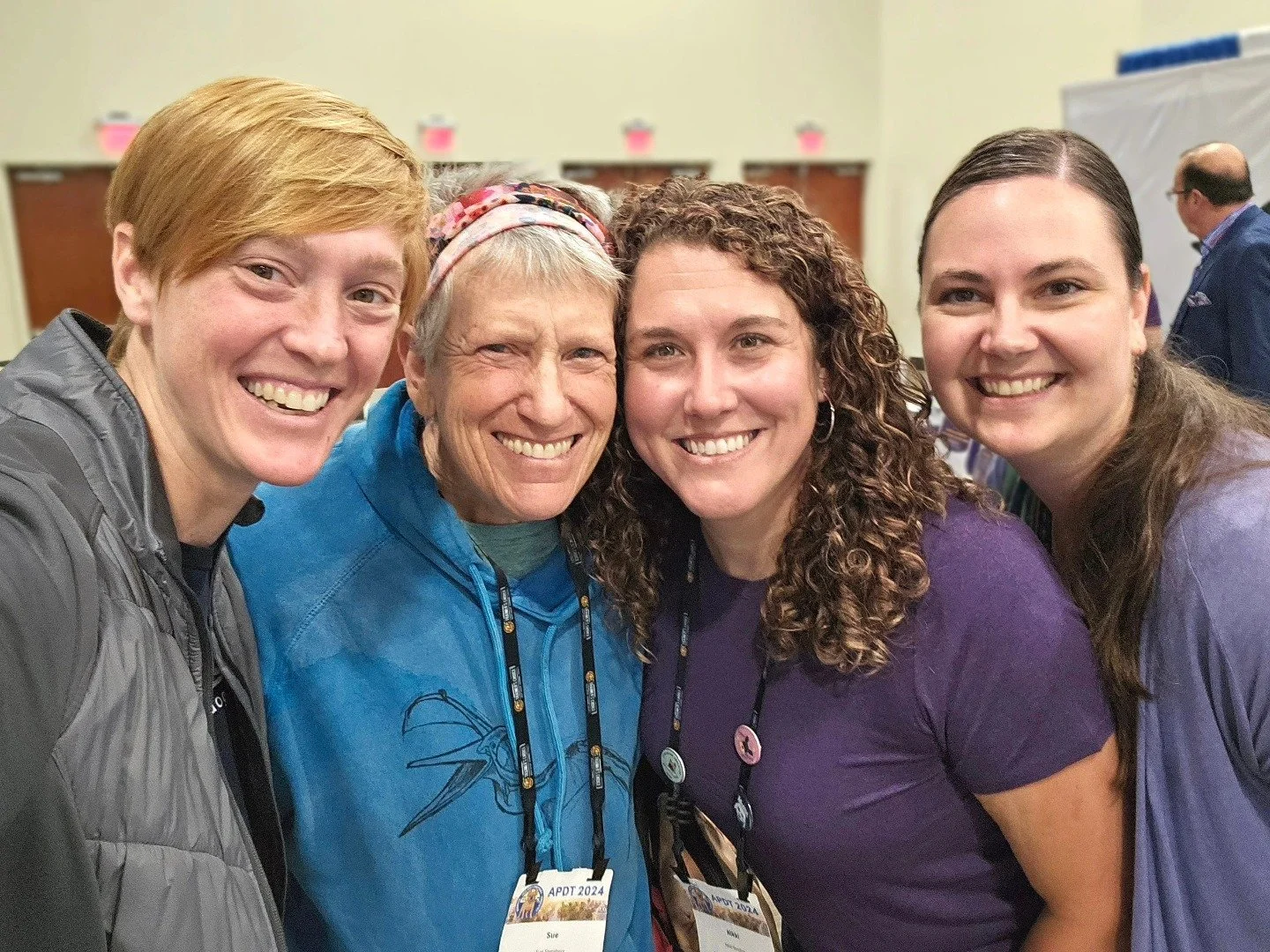 Nikki Nordick certified dog trainer and behavior consultant with colleagues at a professional development event