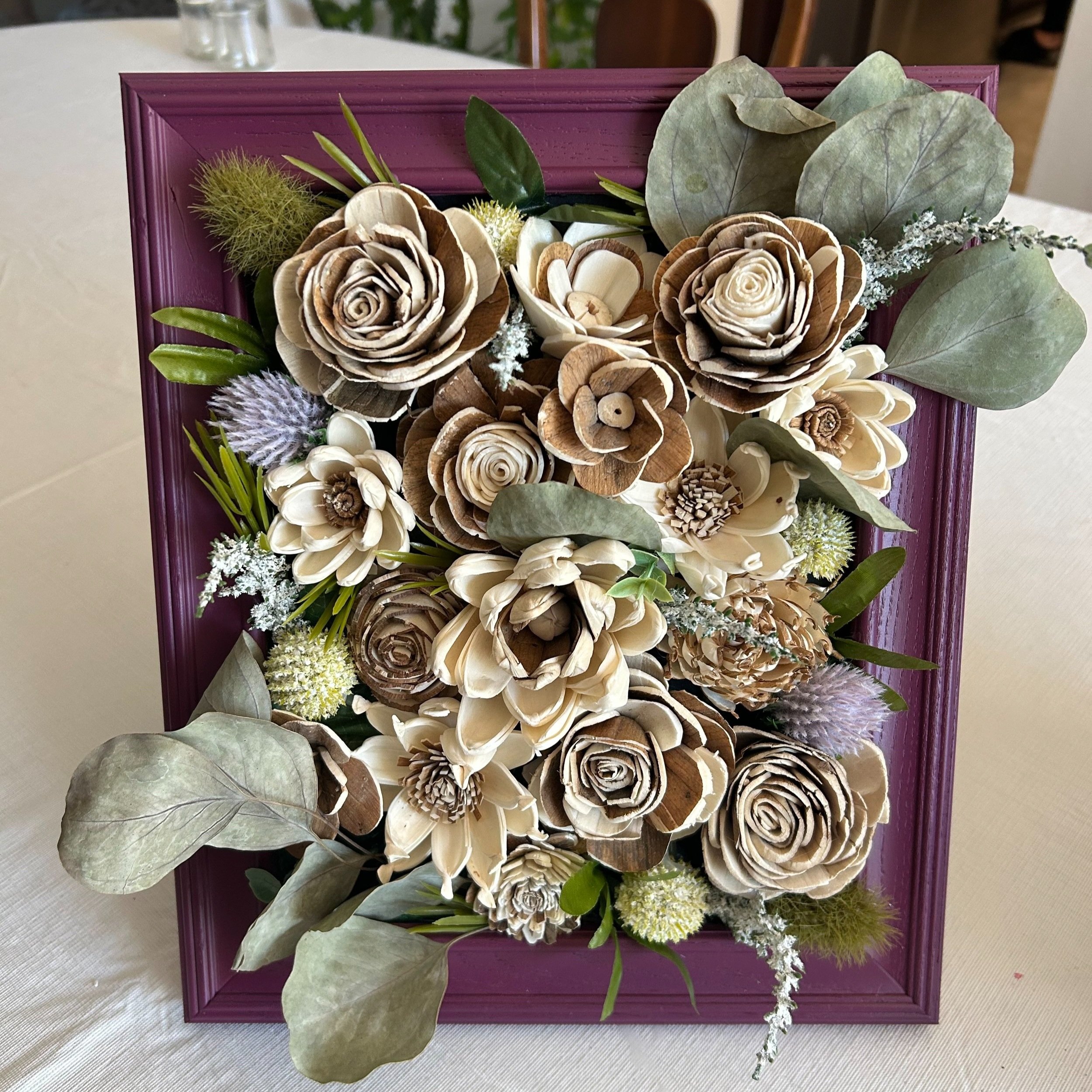 Flower Frame (with purple accents)