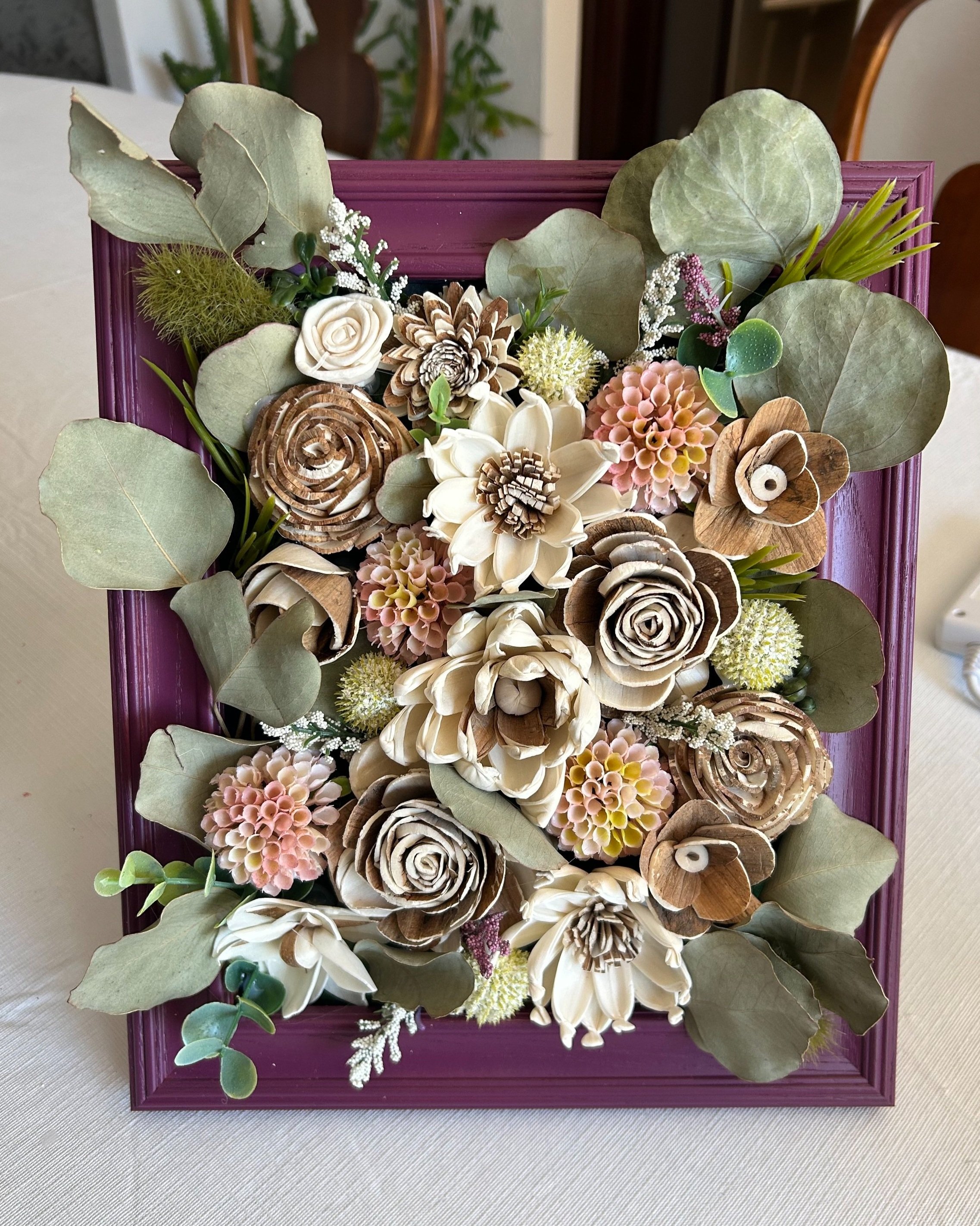 Flower Frame (with pink accents)