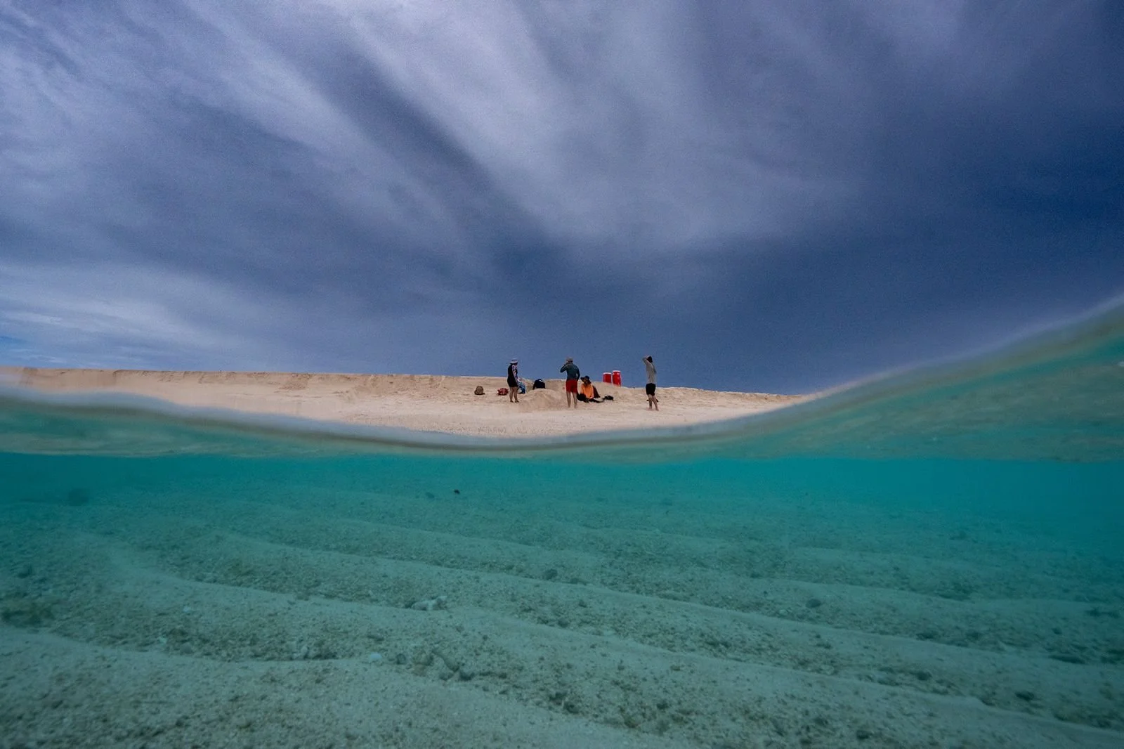 Trenching on Bokobyaadaa Islet, Bikini Atoll, RMI (photo: Matt Harris)