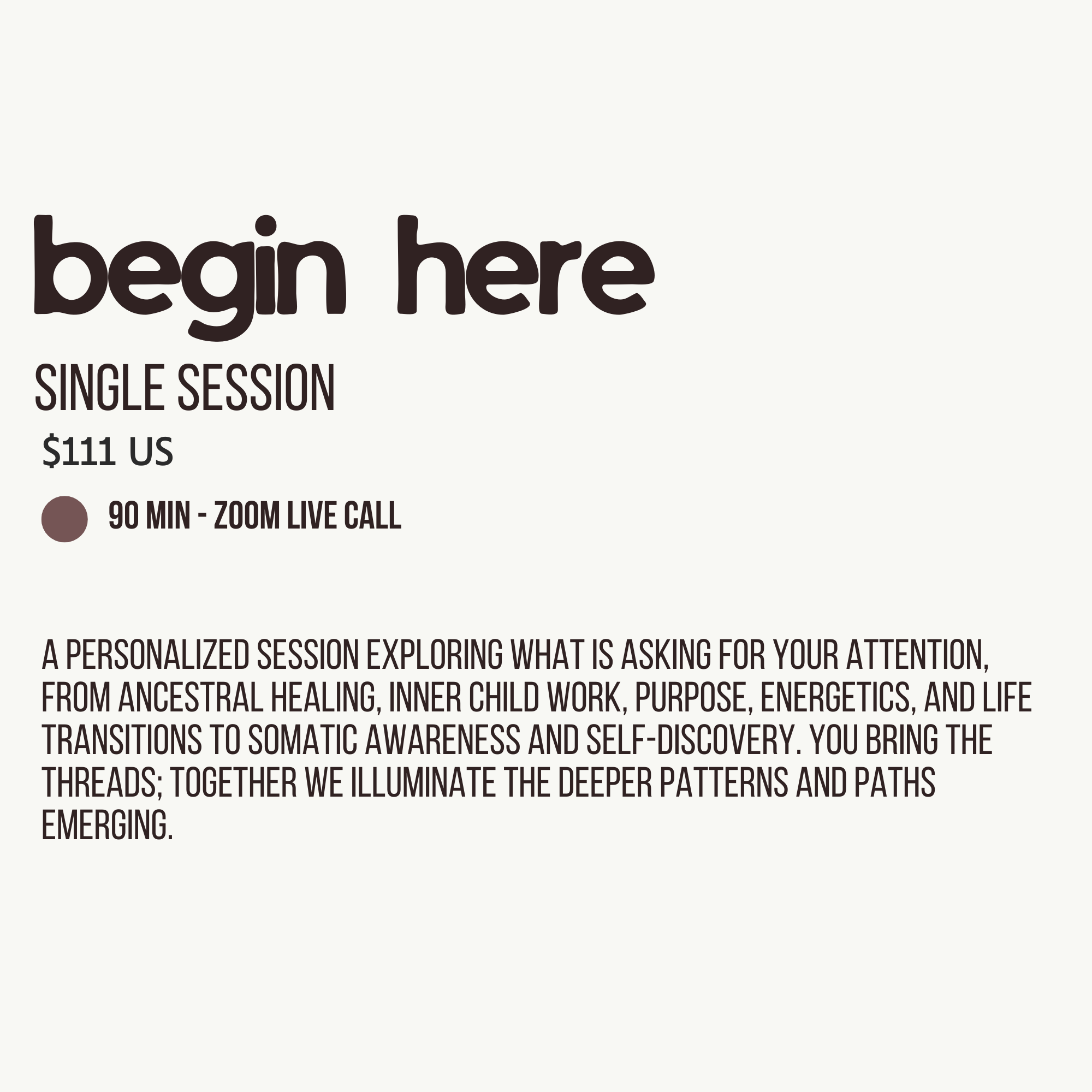 1:1 Private 90 minute session