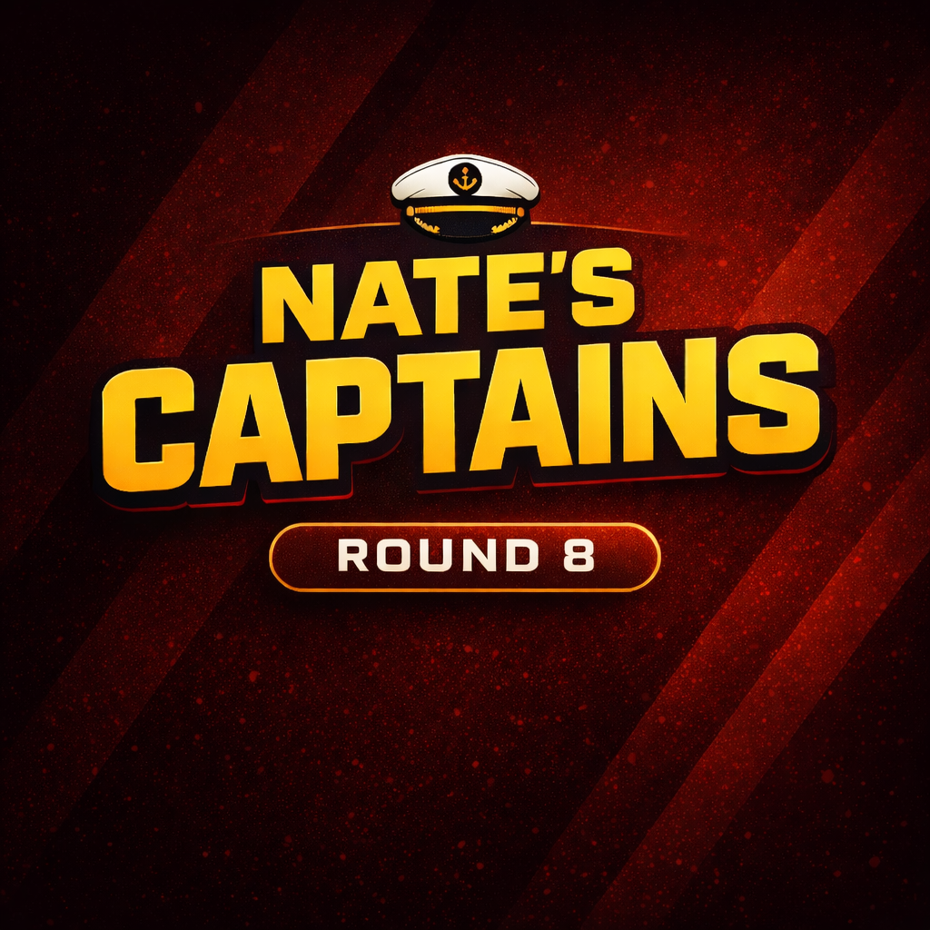 NATE’S CAPTAINS - Round 8