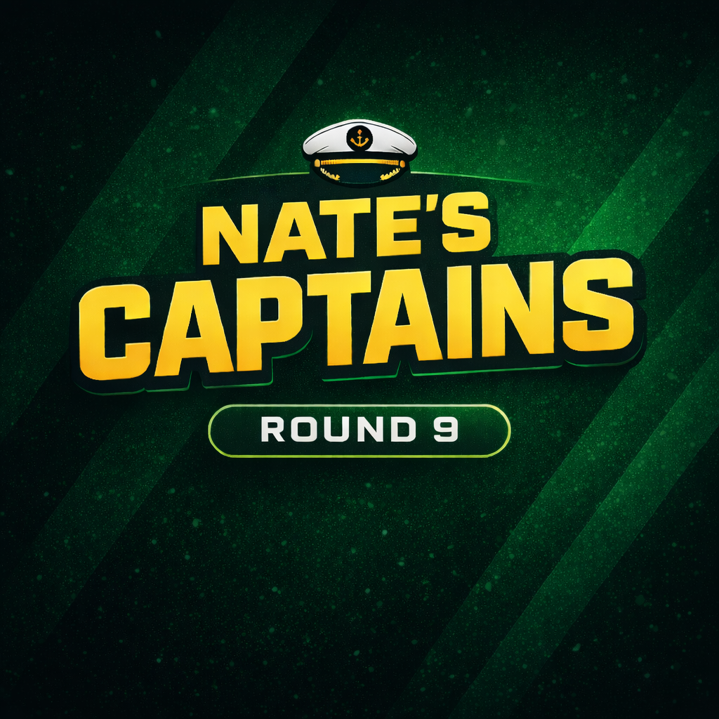 NATE’S CAPTAINS - Round 9