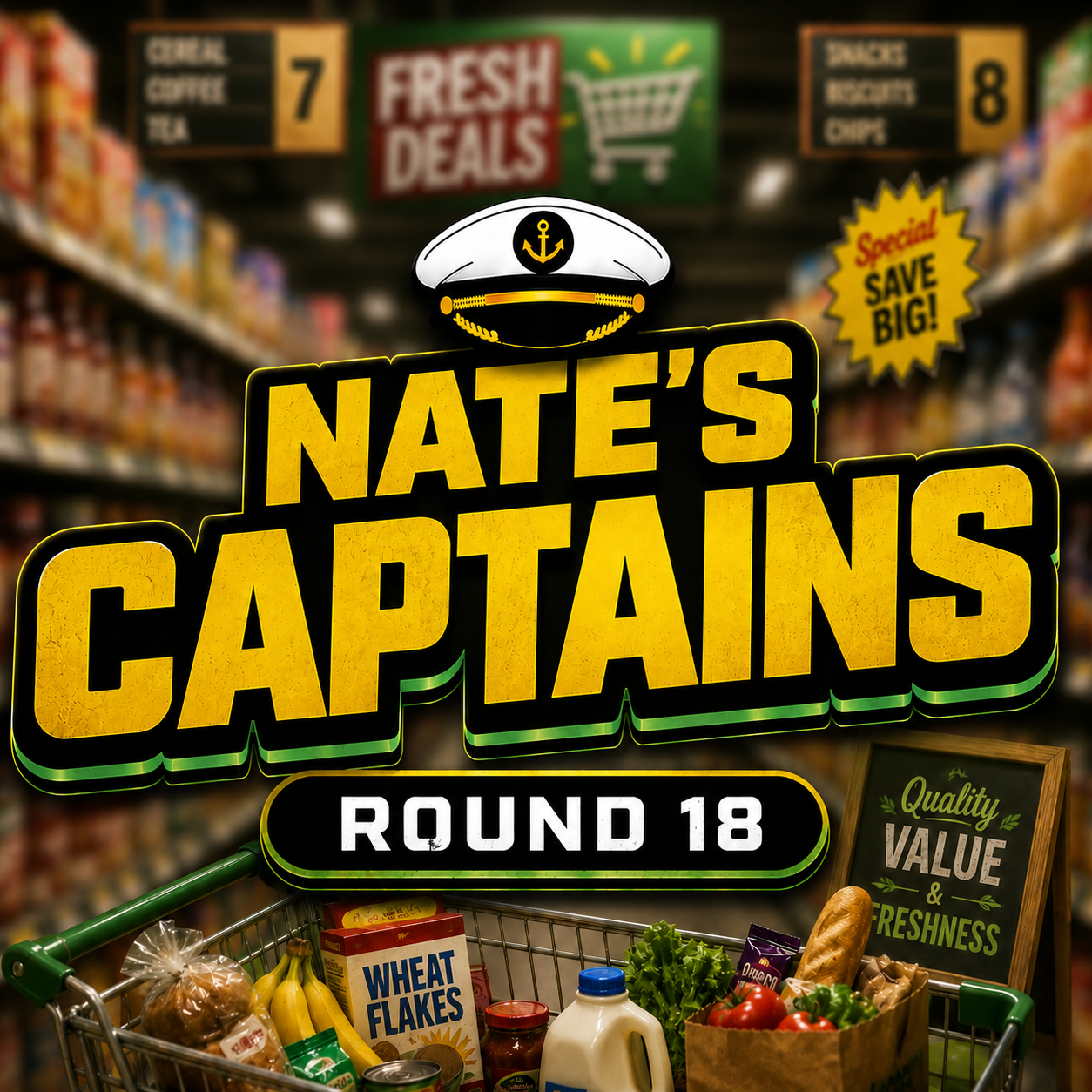 NATE’S CAPTAINS - Round 18