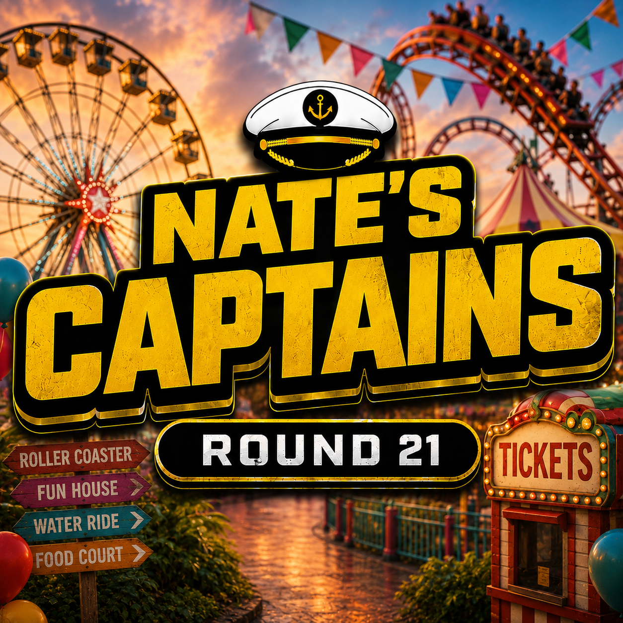 NATE’S CAPTAINS - Round 21