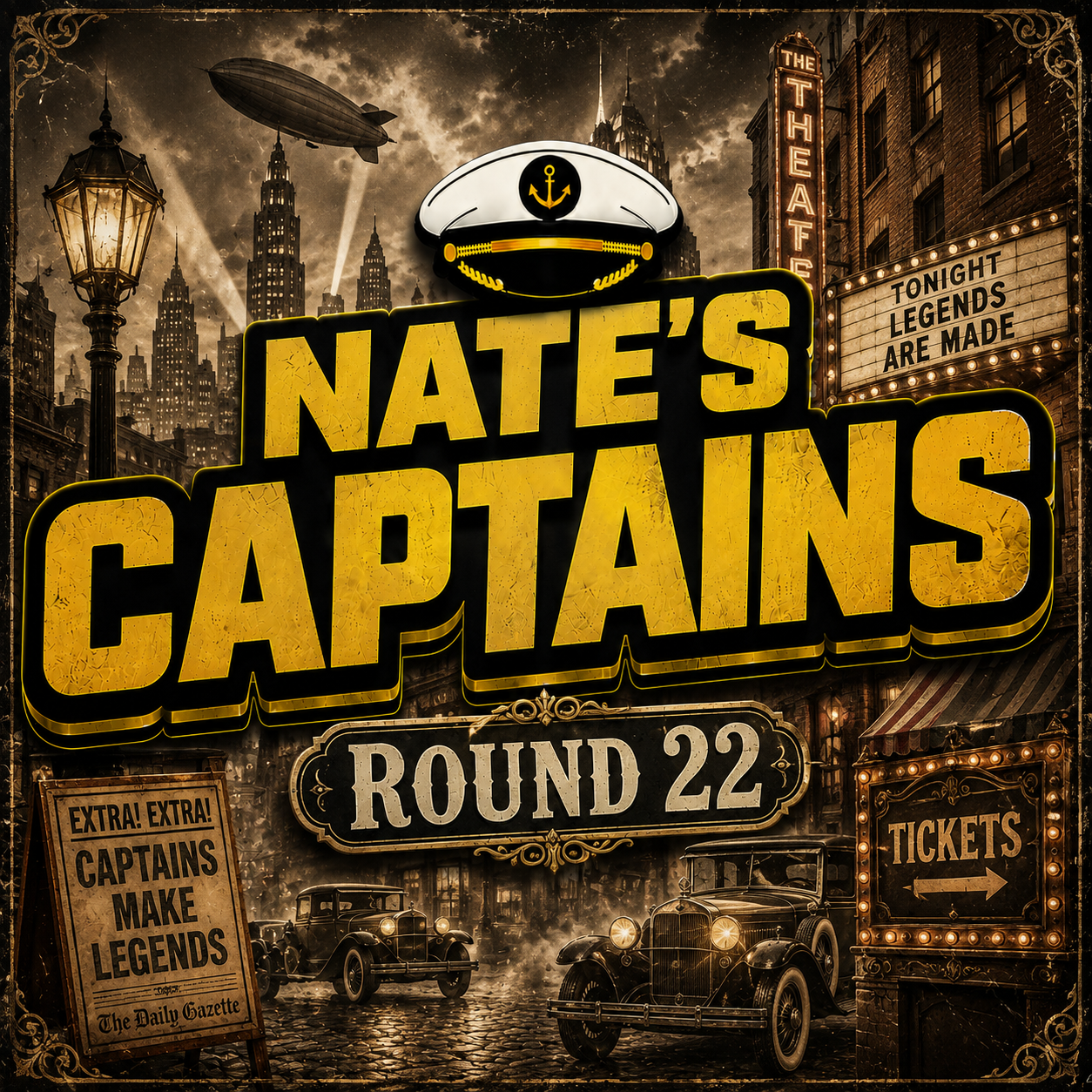 NATE’S CAPTAINS - Round 22