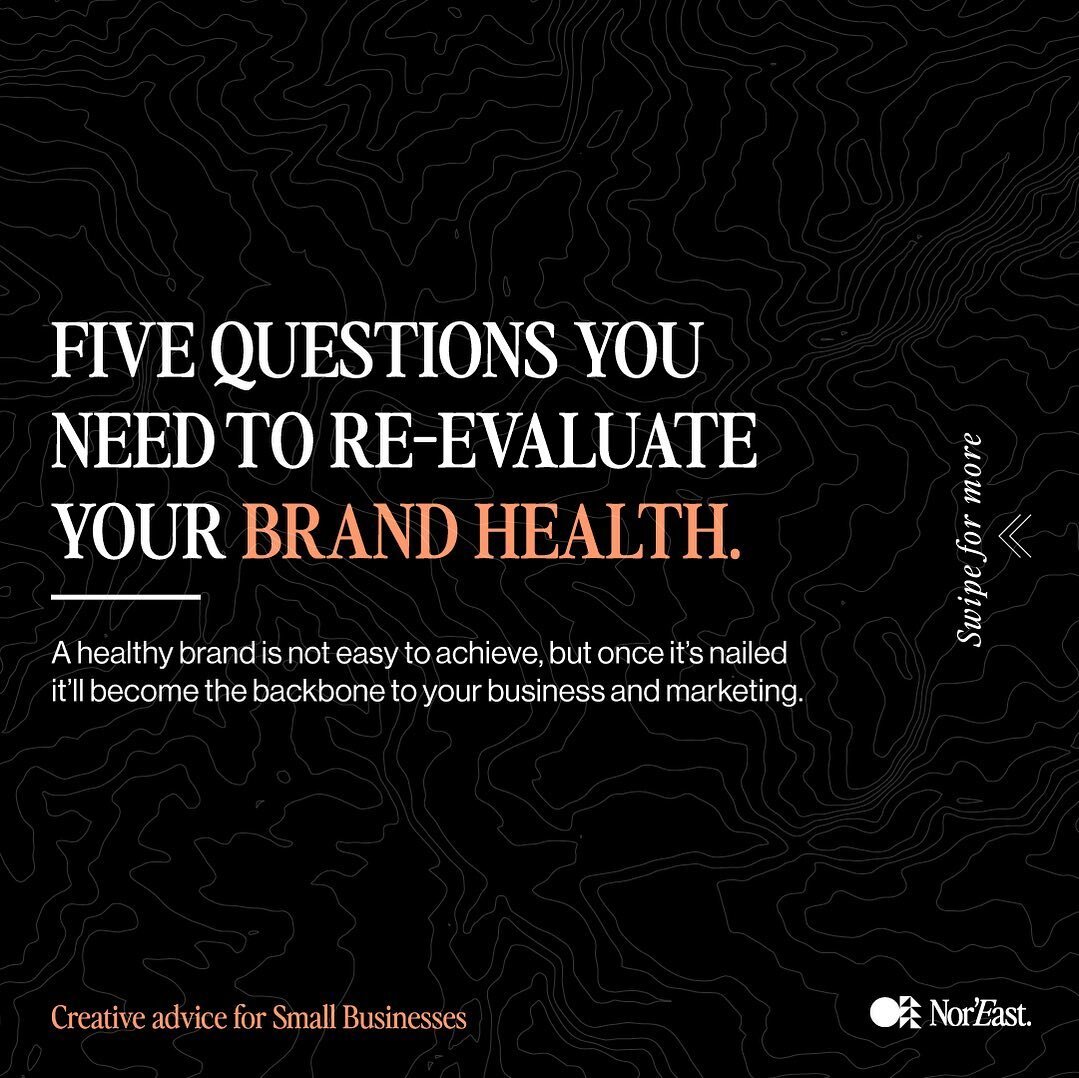 A healthy brand, is a happy brand!

Any business looking to drive success, community and engagement needs to be continually assessing the health of the brand. A quick and easy way to do this is by answering these questions:

👉 Why do we exist beyond